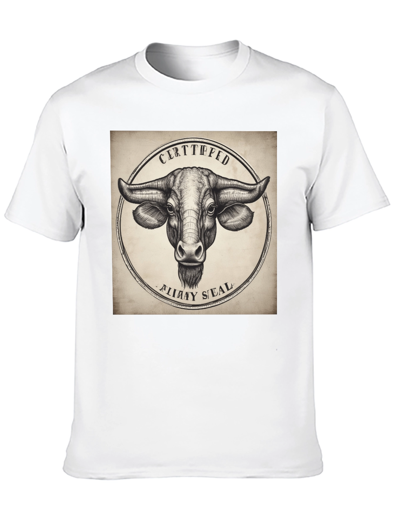 Black Certified Quality Seal Graphic Tee view 10