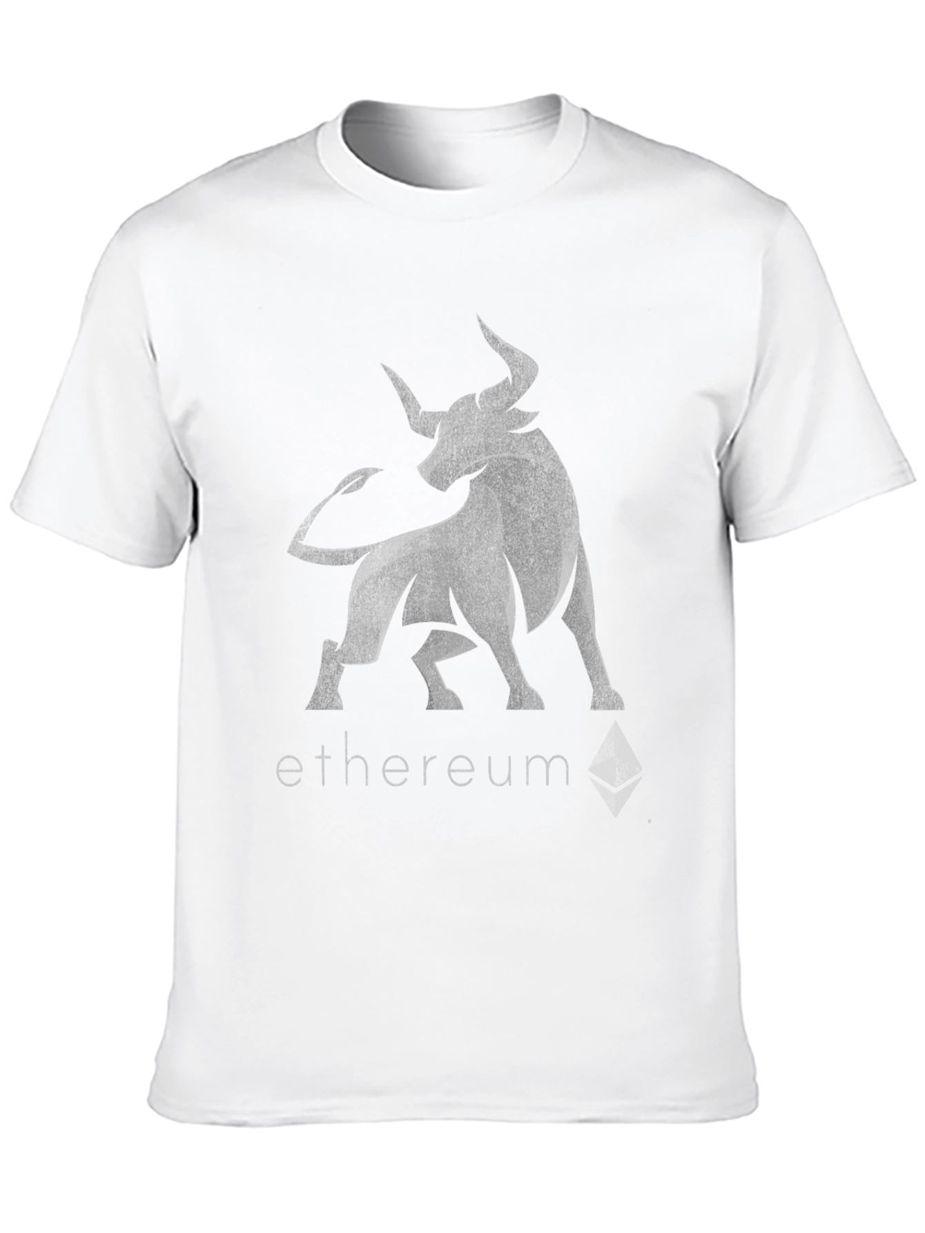 Black Ethereum Bull T-Shirt - Crypto Investor Tee view 10