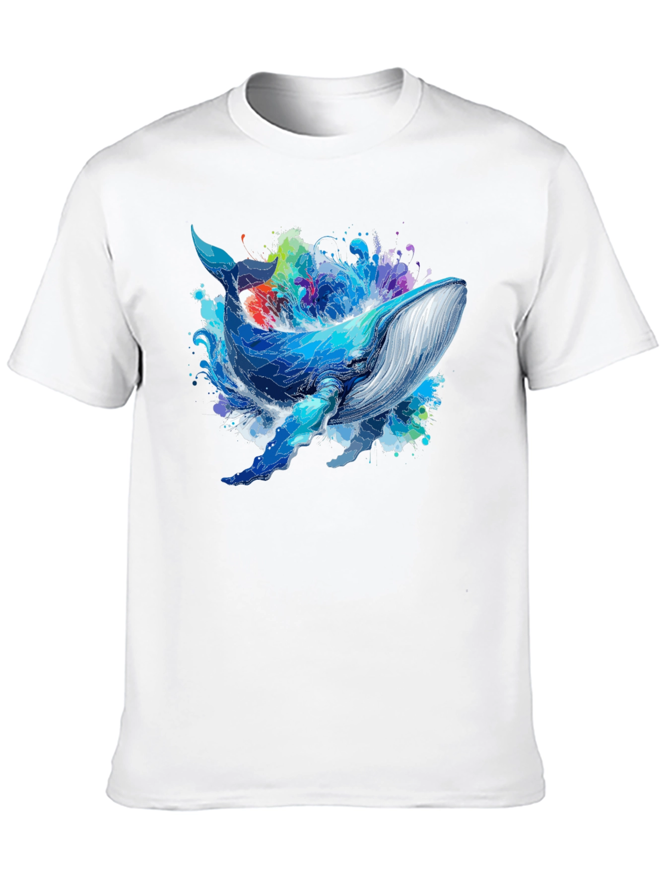 Whale Graphic Tee - Black Unisex T-Shirt - 10