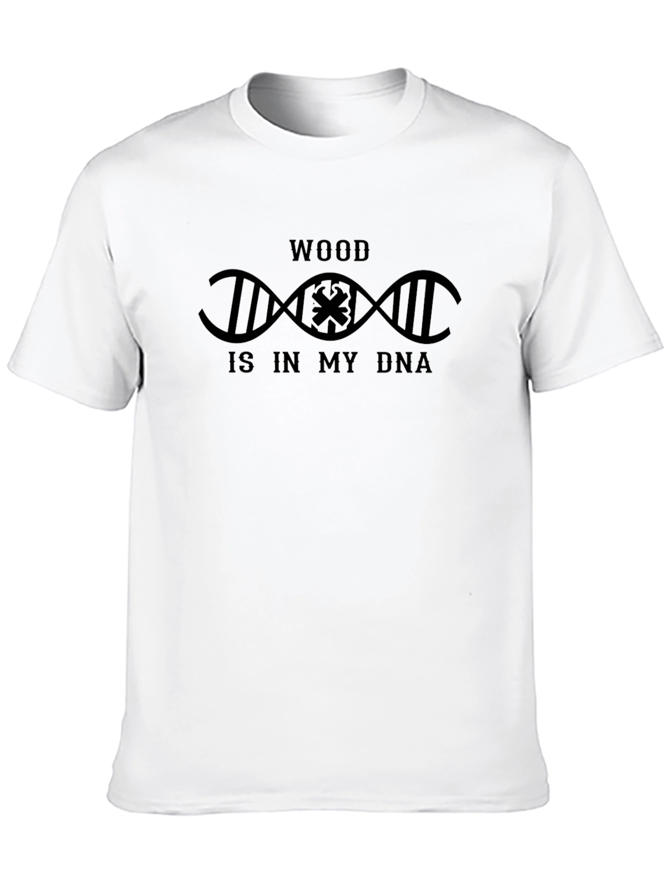 Black Wood Is In My DNA Black Graphic Tee view 10