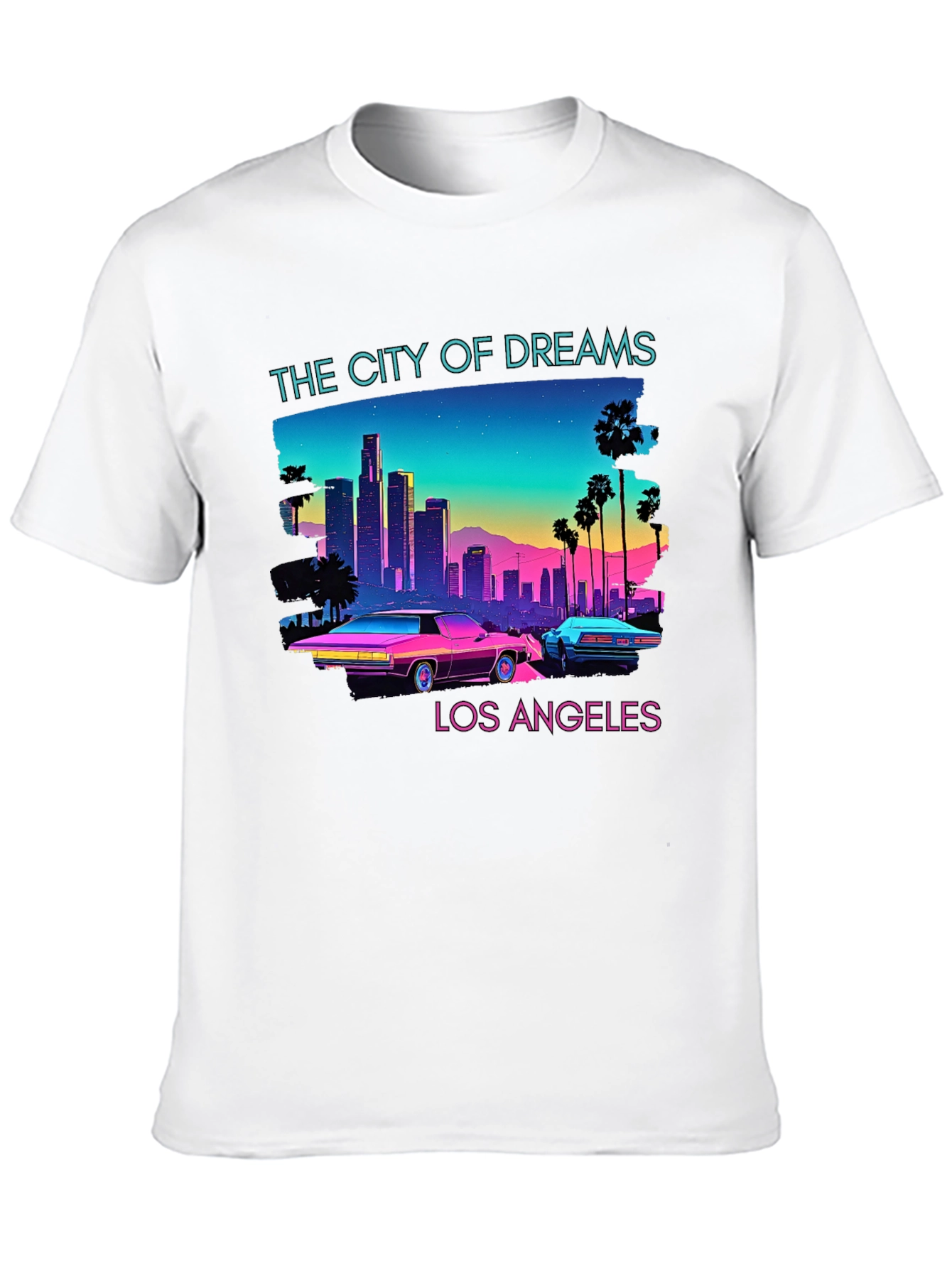 Retro Los Angeles Graphic T-Shirt - 10