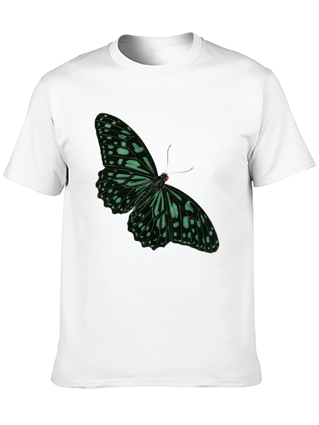 Black Butterfly Graphic Tee - Black Cotton Blend view 10