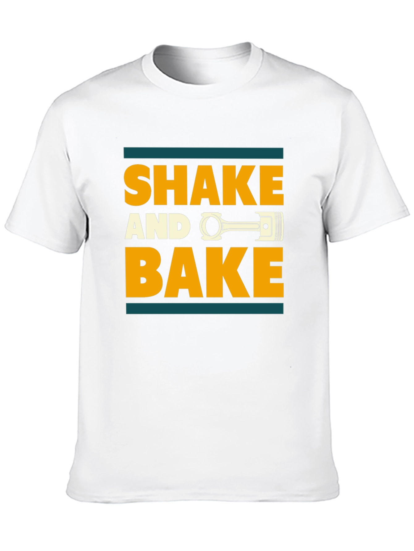 Black Shake and Bake T-Shirt - Humorous Automotive Design view 10