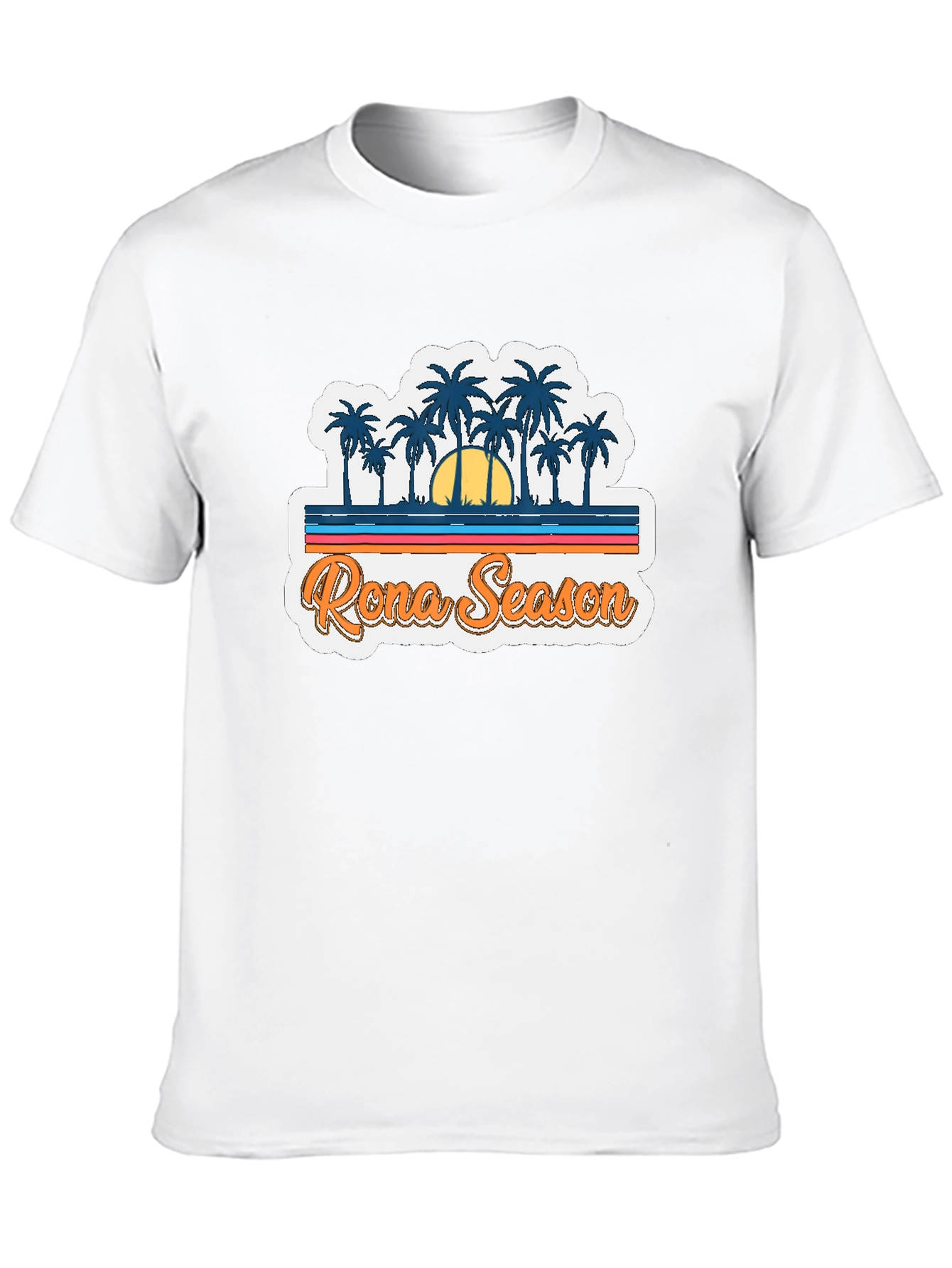Black Rona Season Palm Tree Graphic Tee view 10