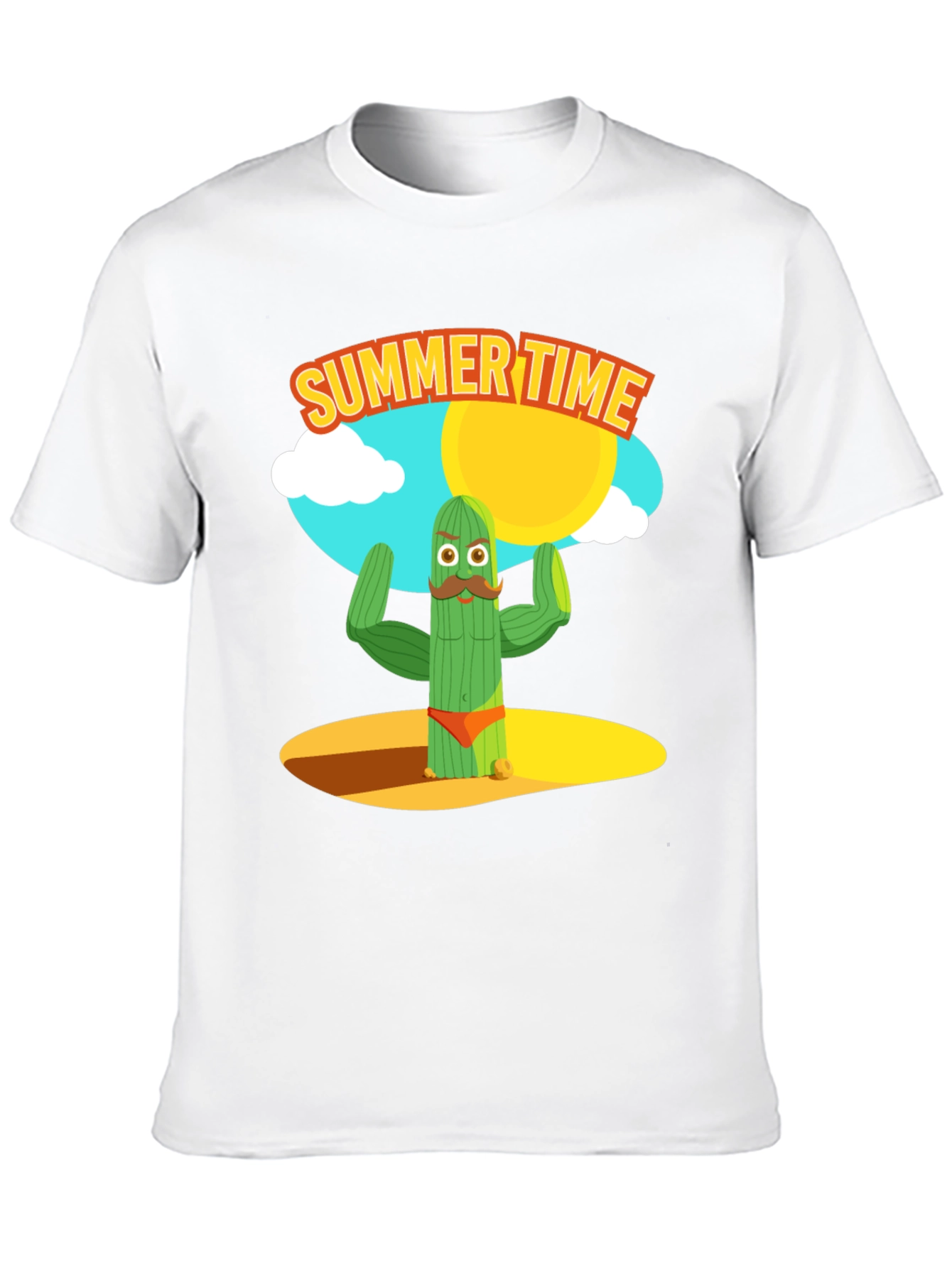 Black Summer Cactus Graphic Tee view 10