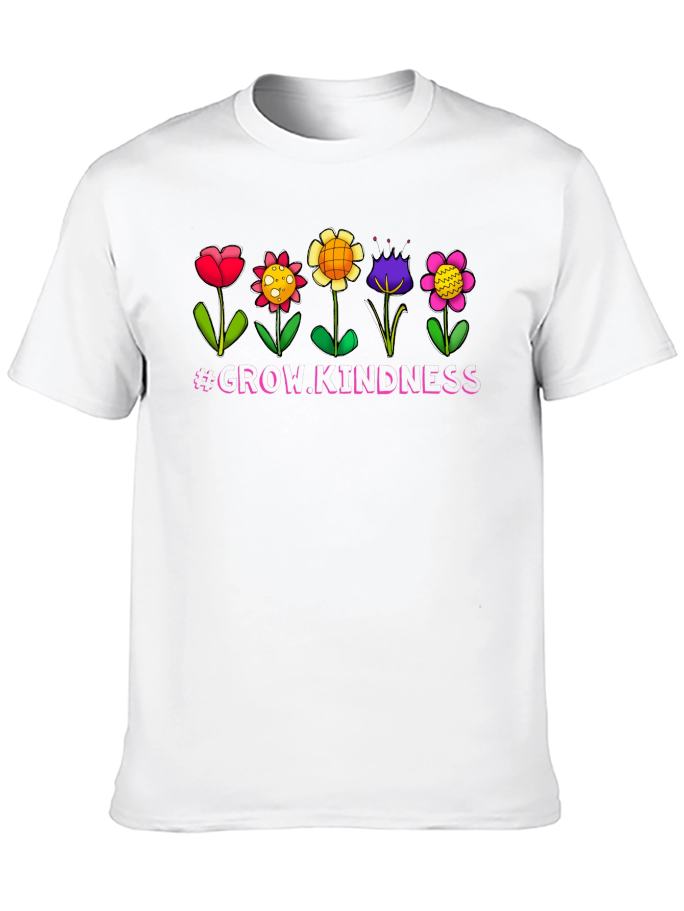 Black Grow Kindness Graphic T-Shirt view 10