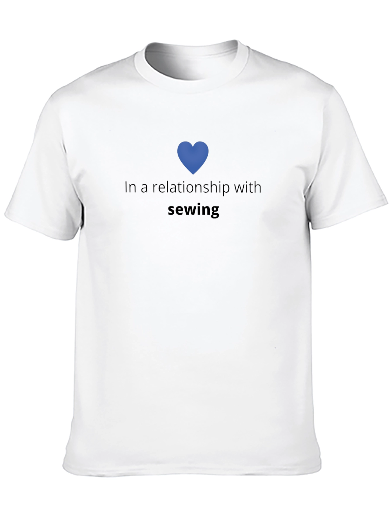 Black In a Relationship with Sewing Black T-Shirt view 10