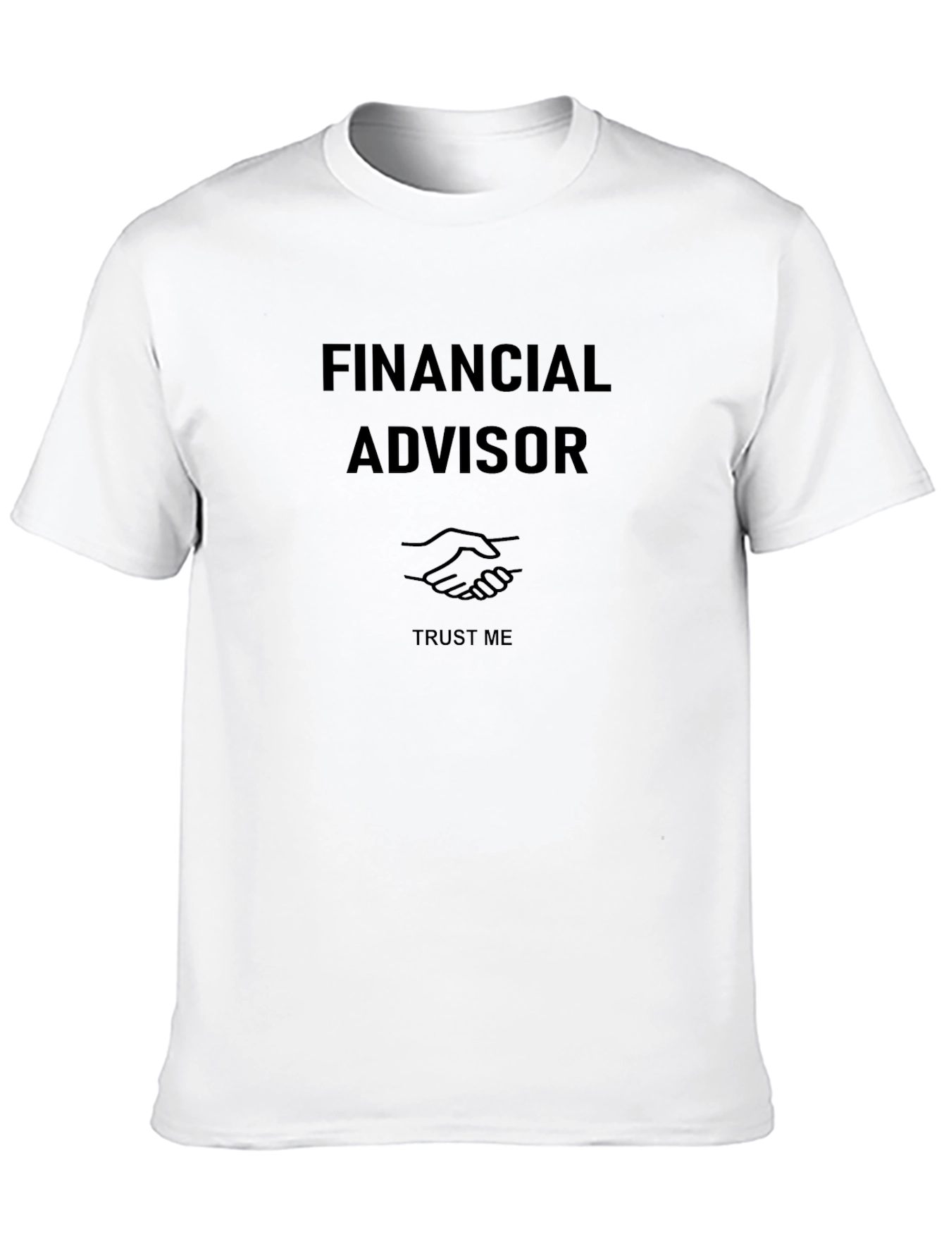Black Financial Advisor Trust Me Graphic Tee view 10