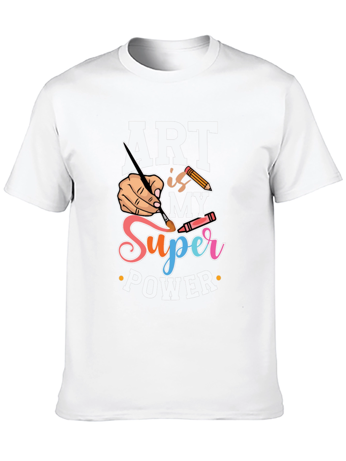 Black Art is My Super Power Graphic Tee - Artist T-Shirt view 10