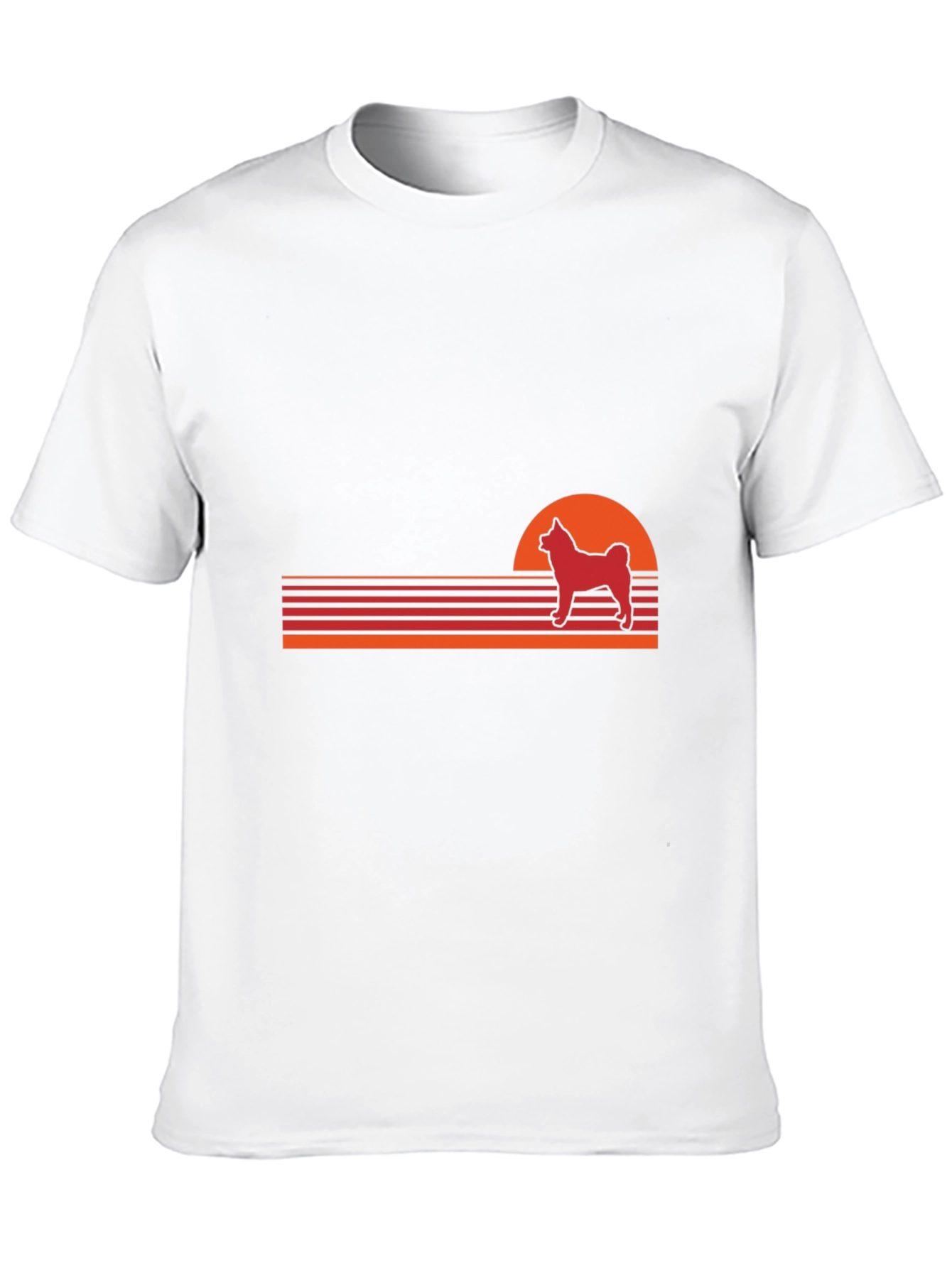 Black Retro Dog Sunset T-Shirt - Vintage Style Pet Lover Tee view 10