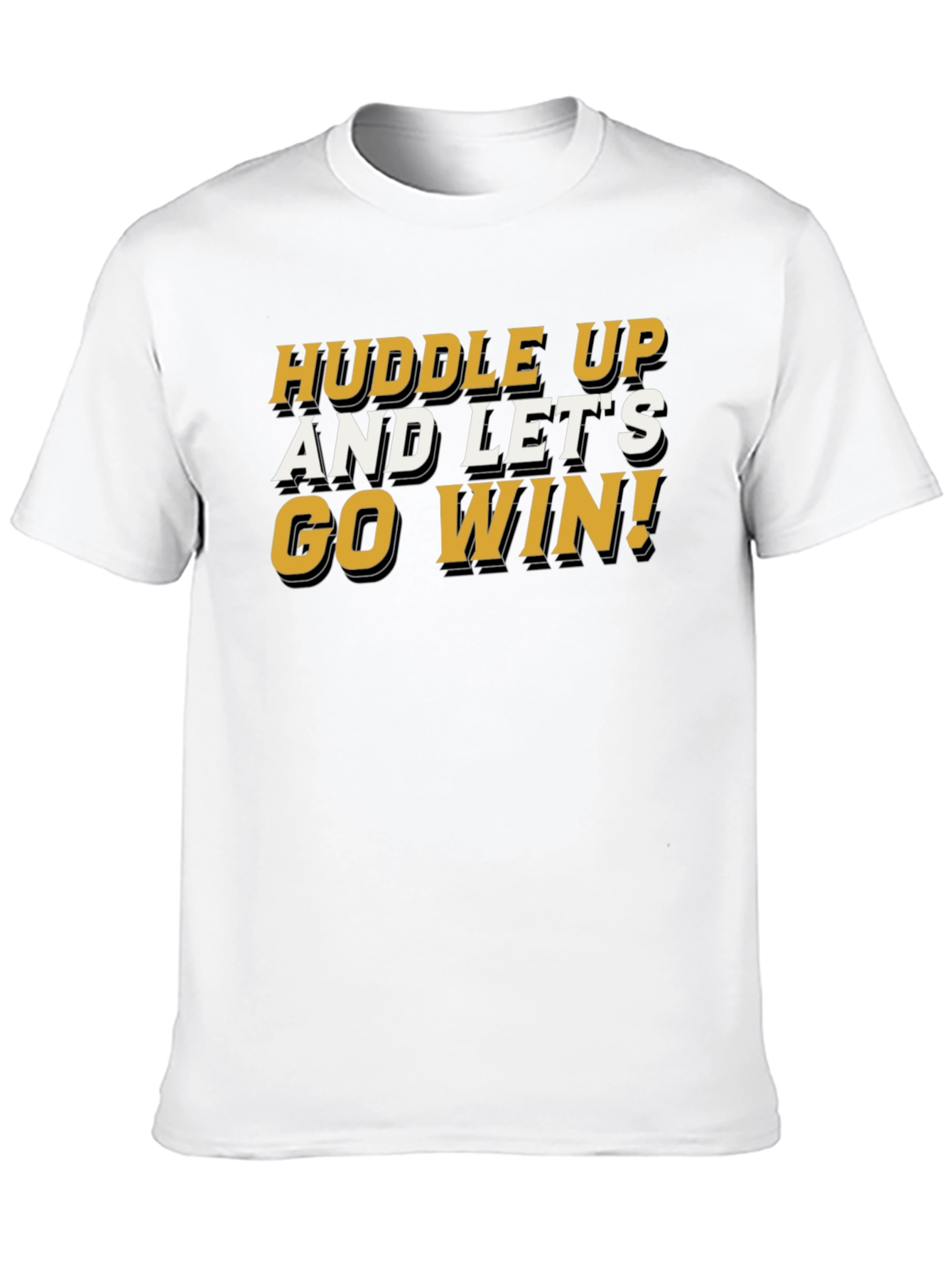 Black Huddle Up! Graphic Tee - Black Cotton Blend view 10