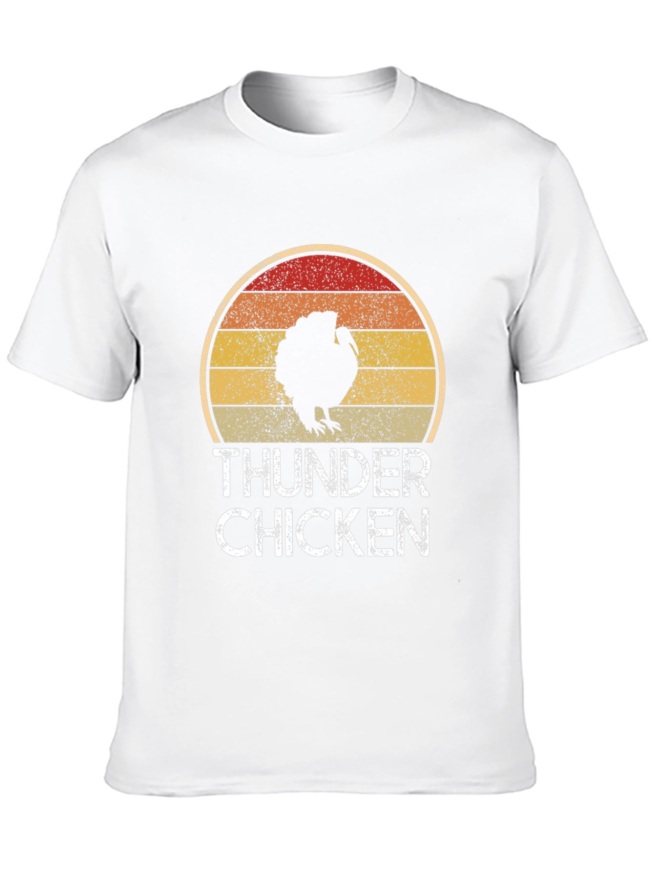 Black Thunder Chicken T-Shirt - Retro Turkey Design view 10