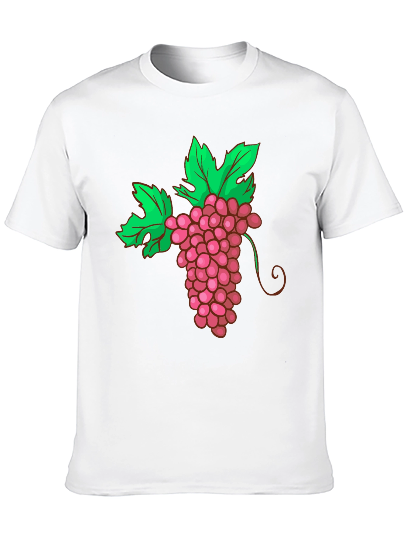 Black Grape Graphic Tee - Black Cotton Blend T-Shirt view 10