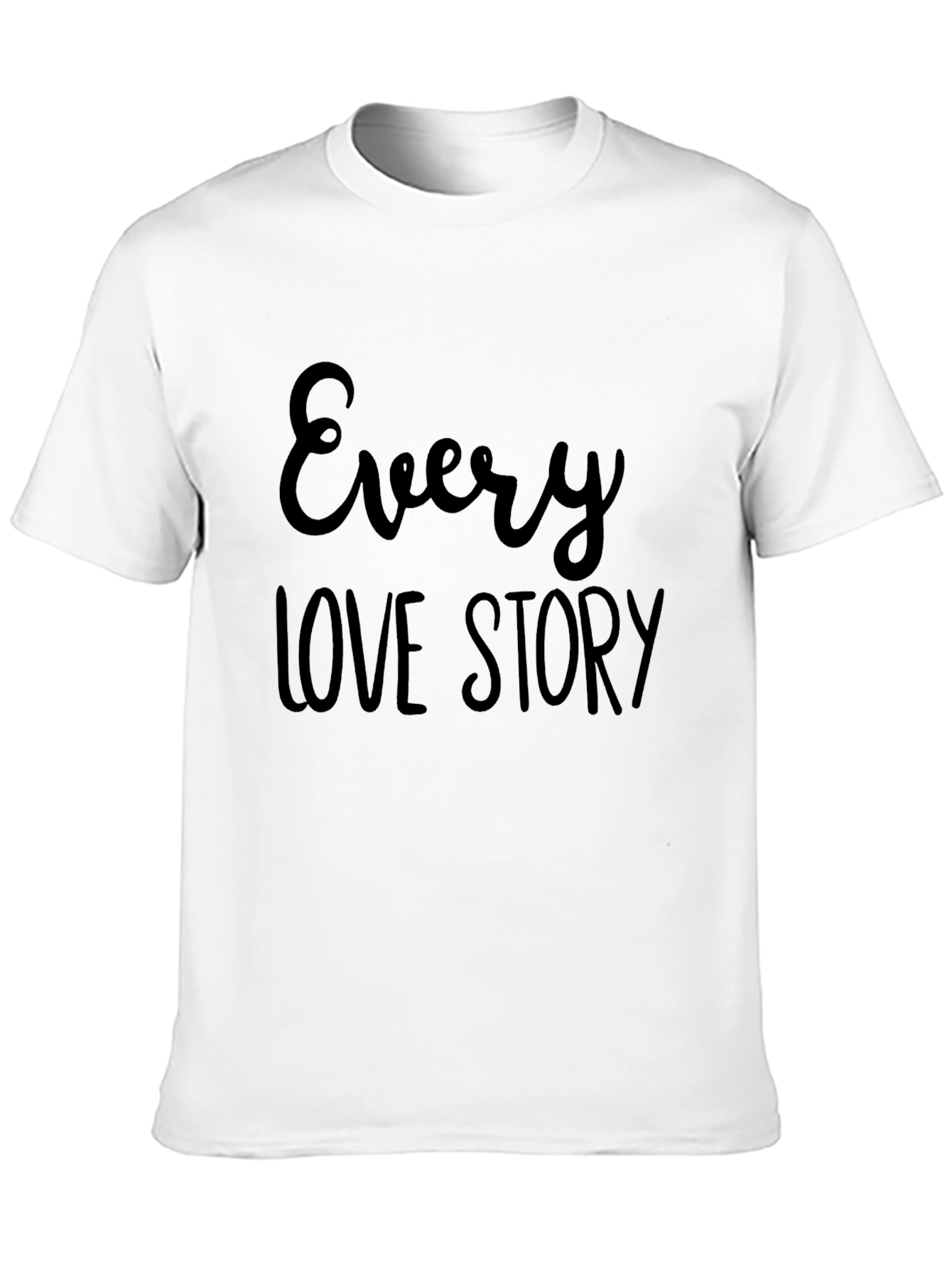 Black Every Love Story Black Graphic T-Shirt view 10