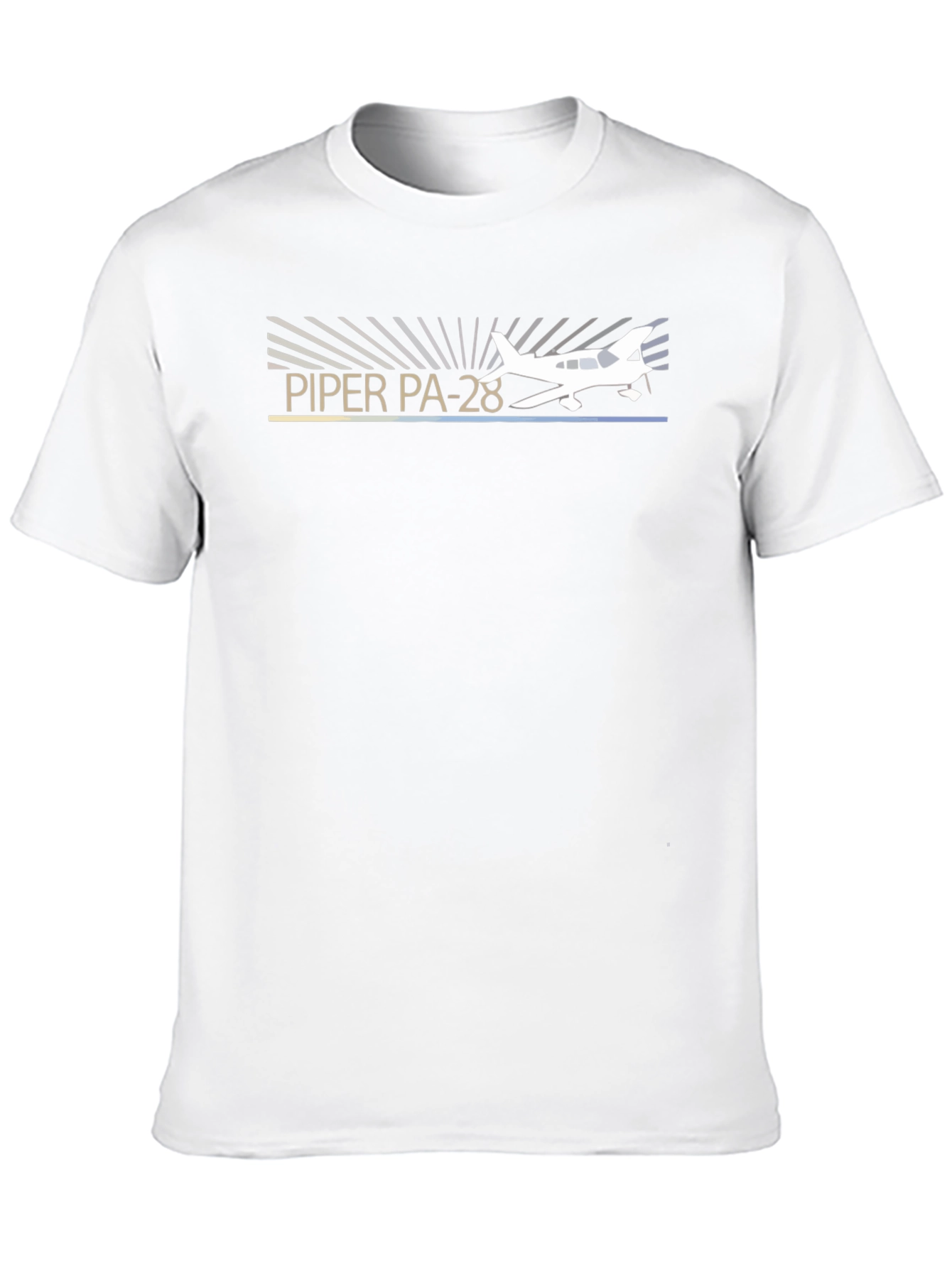 Black Piper PA-28 Airplane Graphic T-Shirt view 10