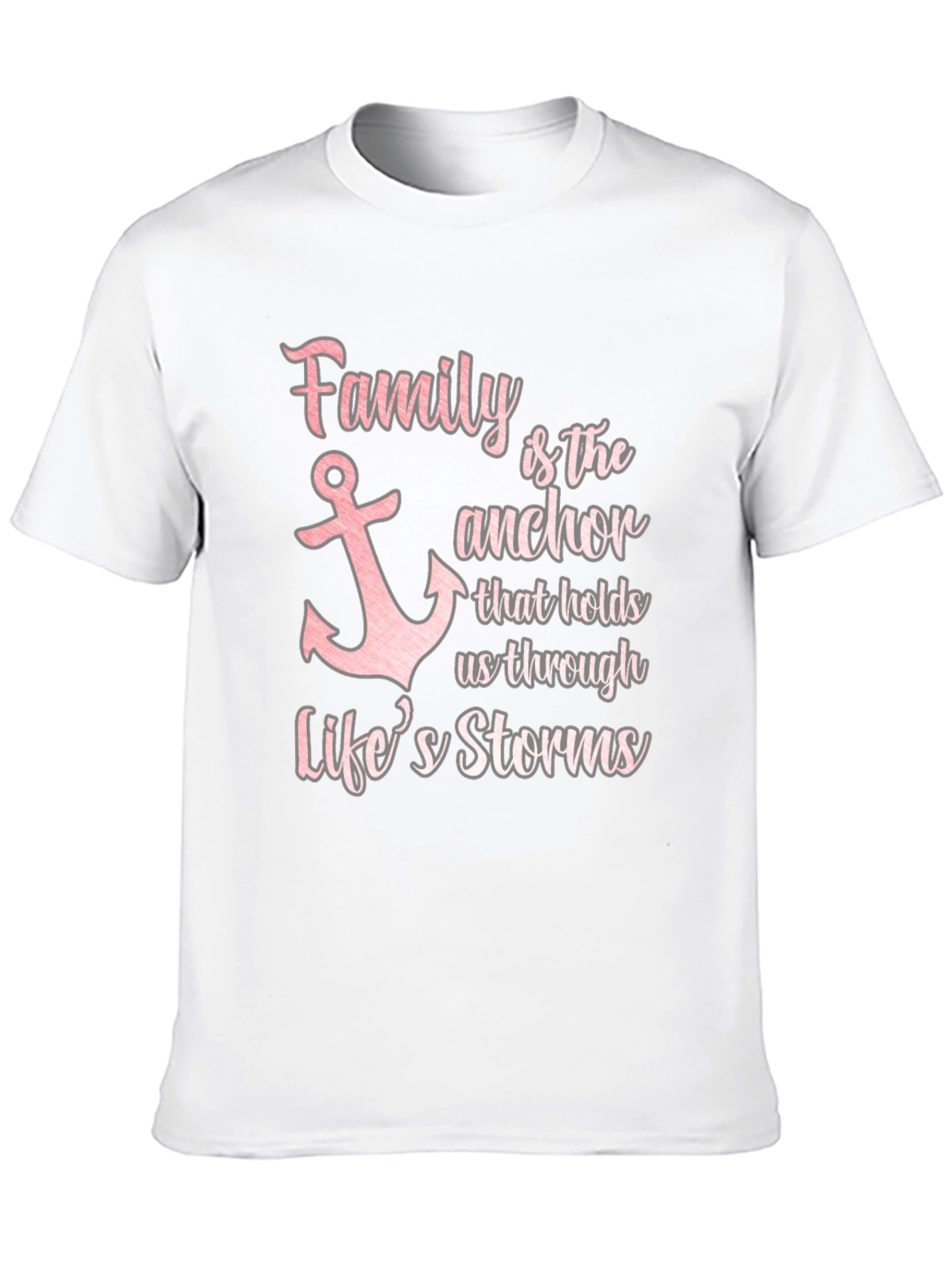 Black Family Anchor T-Shirt - Comfort & Style view 10