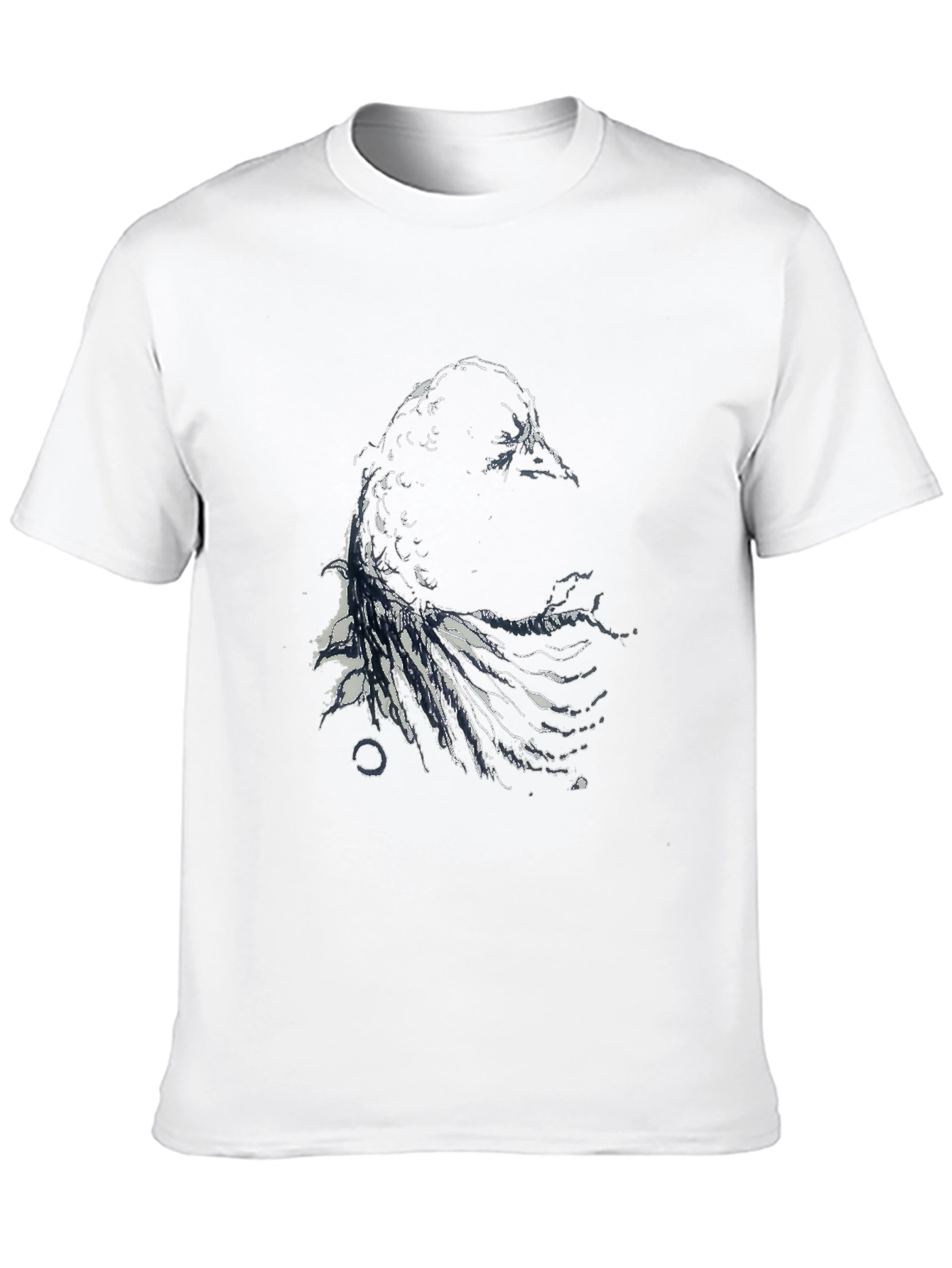 Black Raven Graphic Black T-Shirt view 10