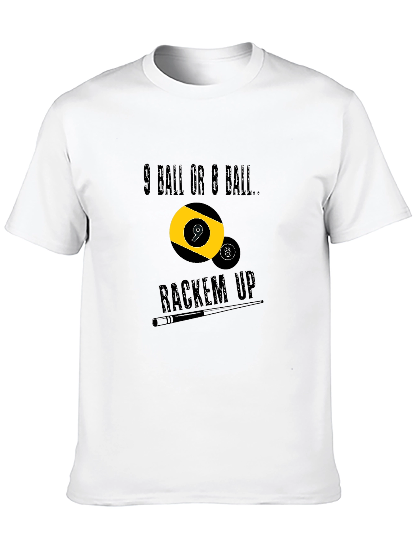 9 Ball or 8 Ball Graphic Tee - 10
