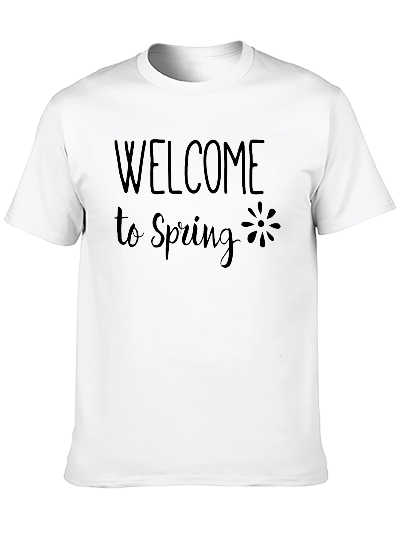 Black Welcome to Spring Black T-Shirt view 10