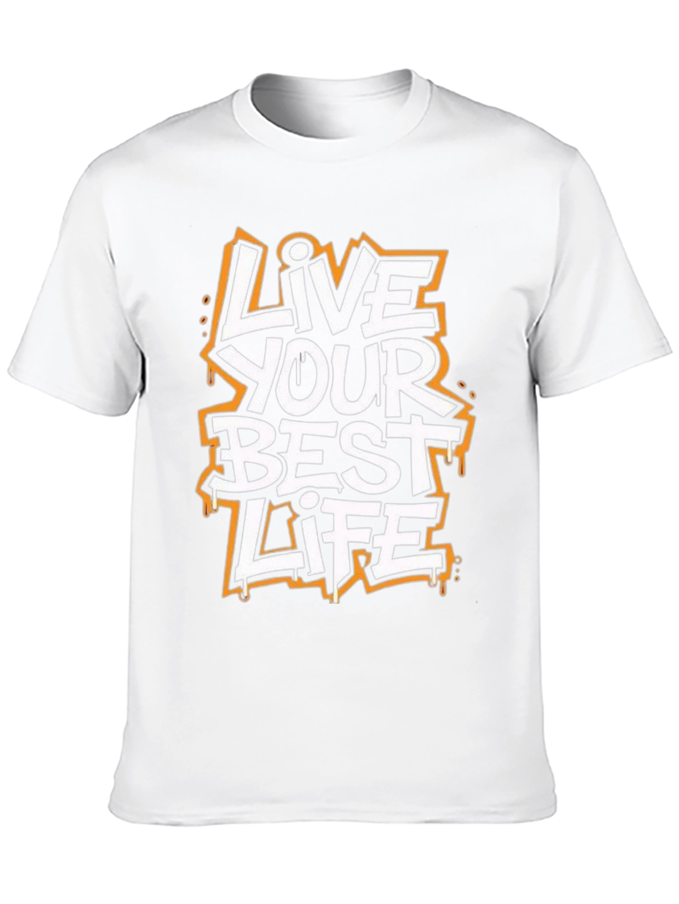 Black Live Your Best Life Graphic Tee - Black view 10