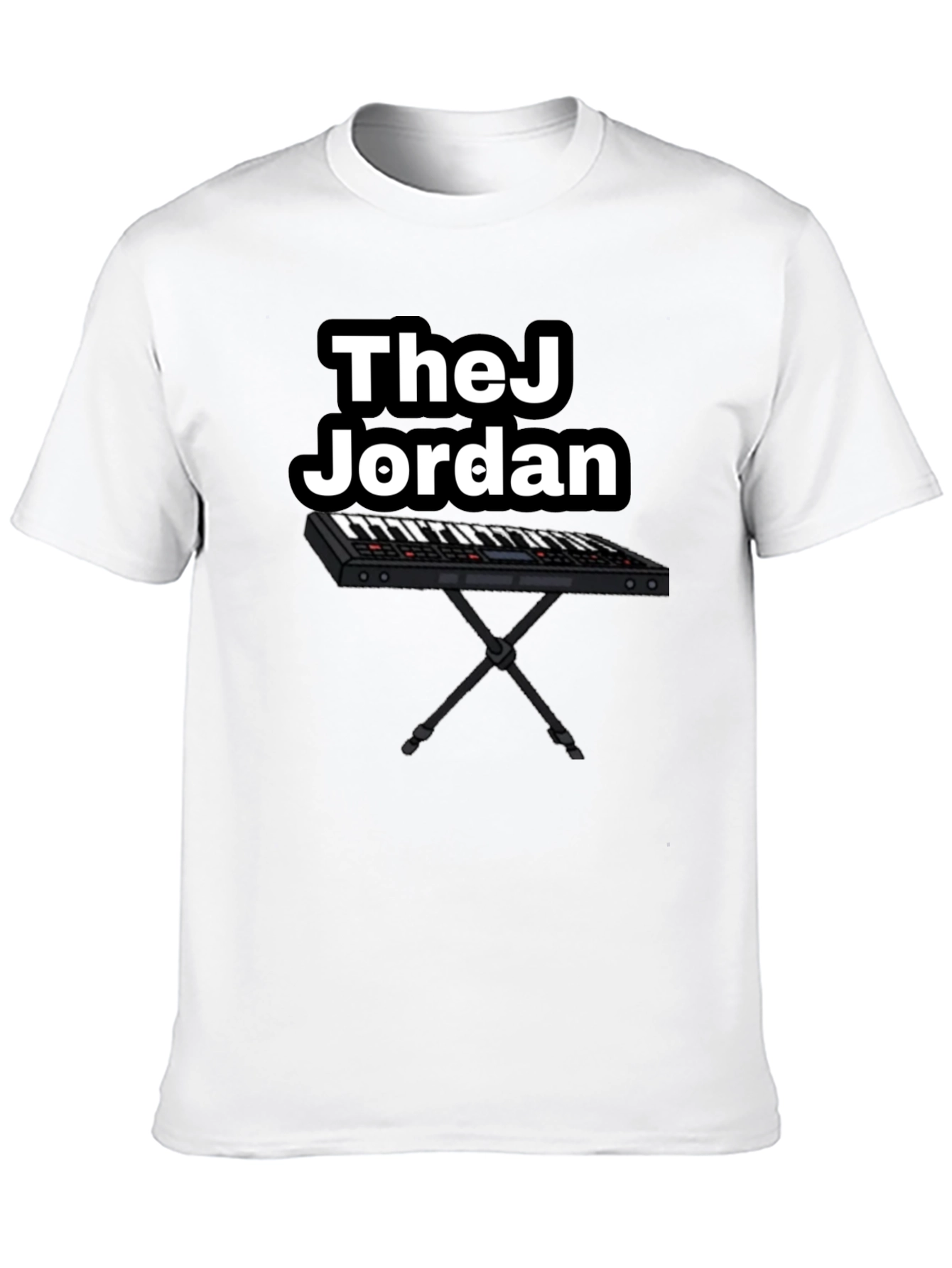 Black TheJ Jordan Keyboard Graphic Tee - Black view 10