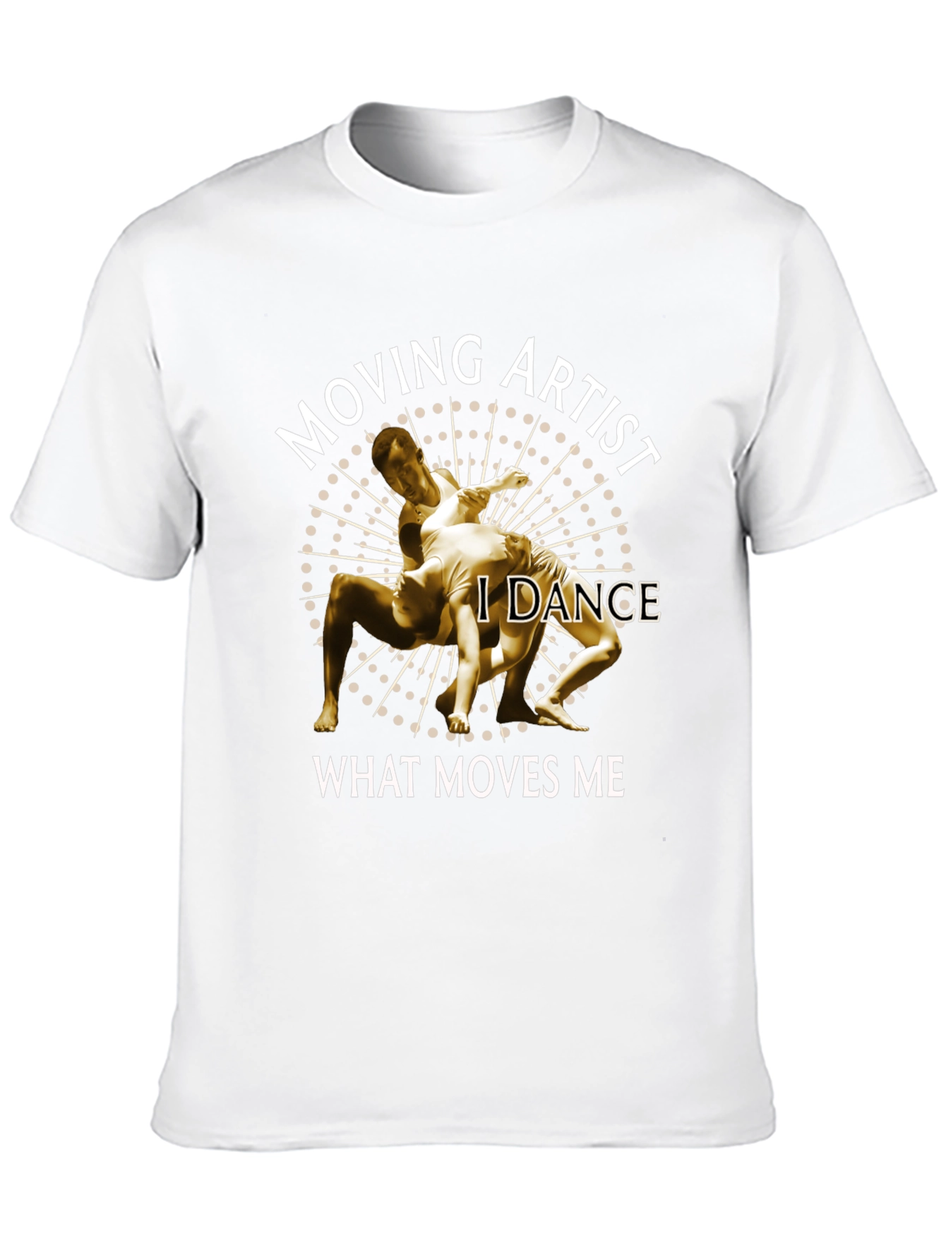 Black Moving Artist Dance T-Shirt - Unique Design view 10