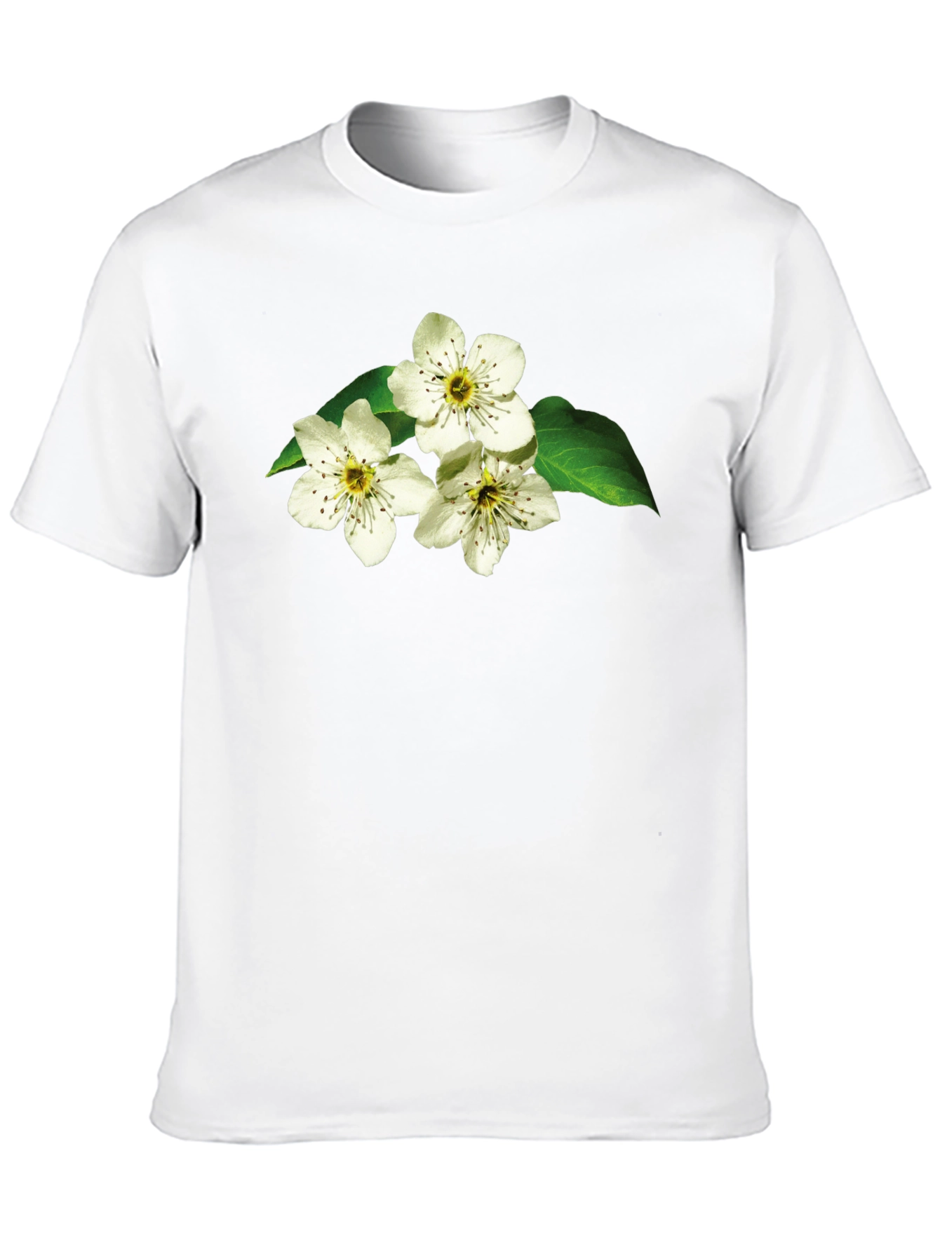 Black Floral Print Black T-Shirt view 10