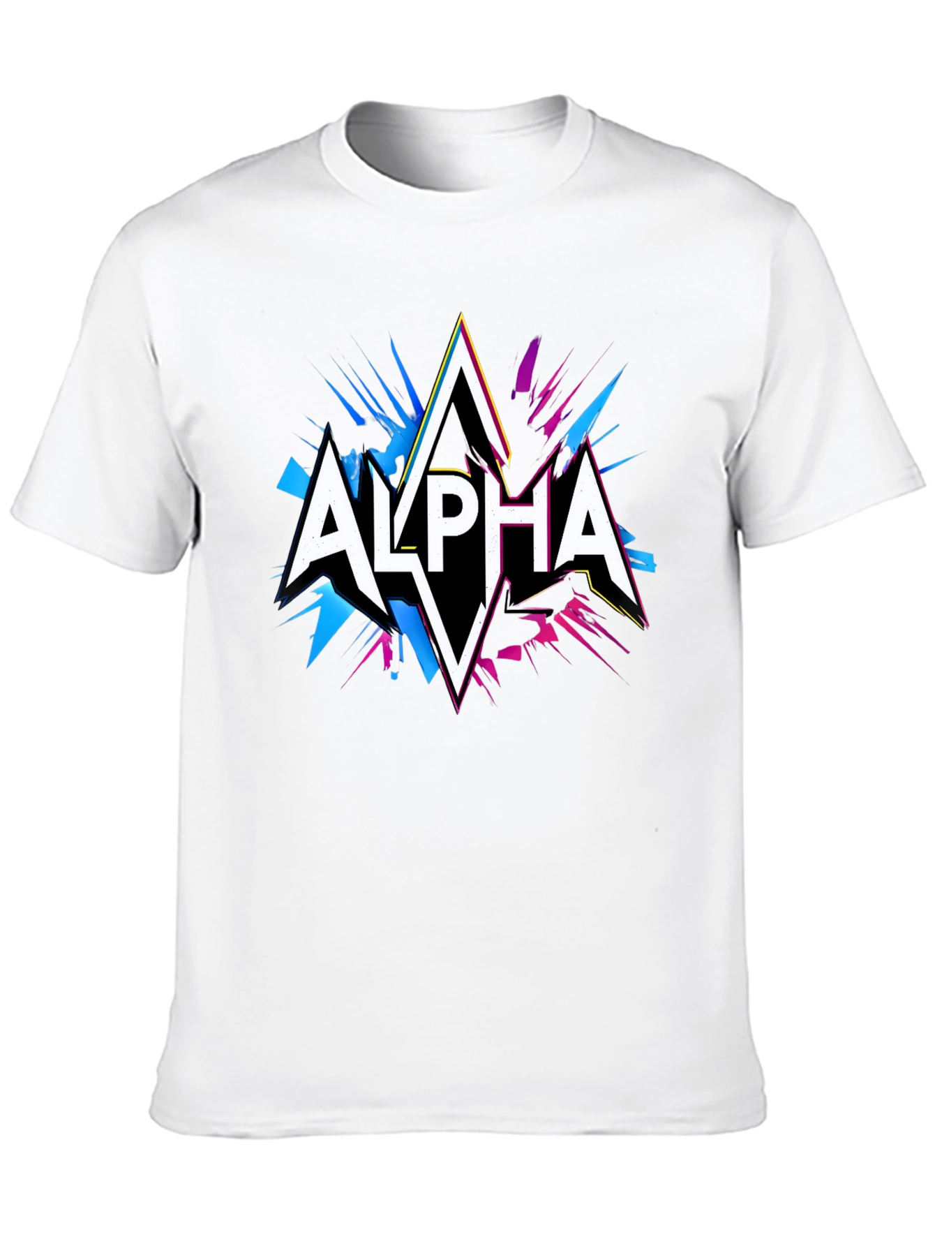 Black Alpha Graphic Tee - Black view 10