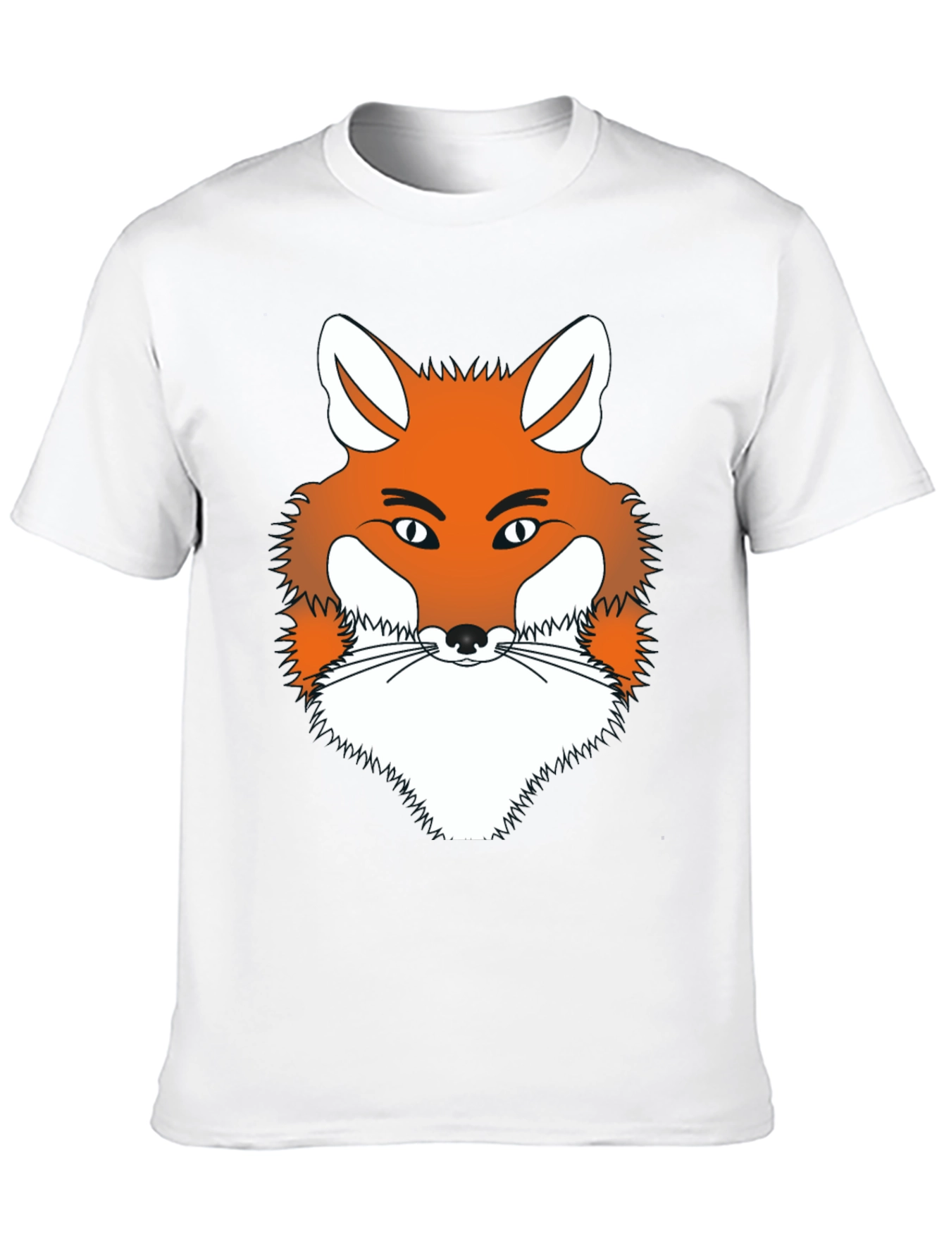 Fox Graphic Tee - Men's Black Crew Neck T-Shirt - 10