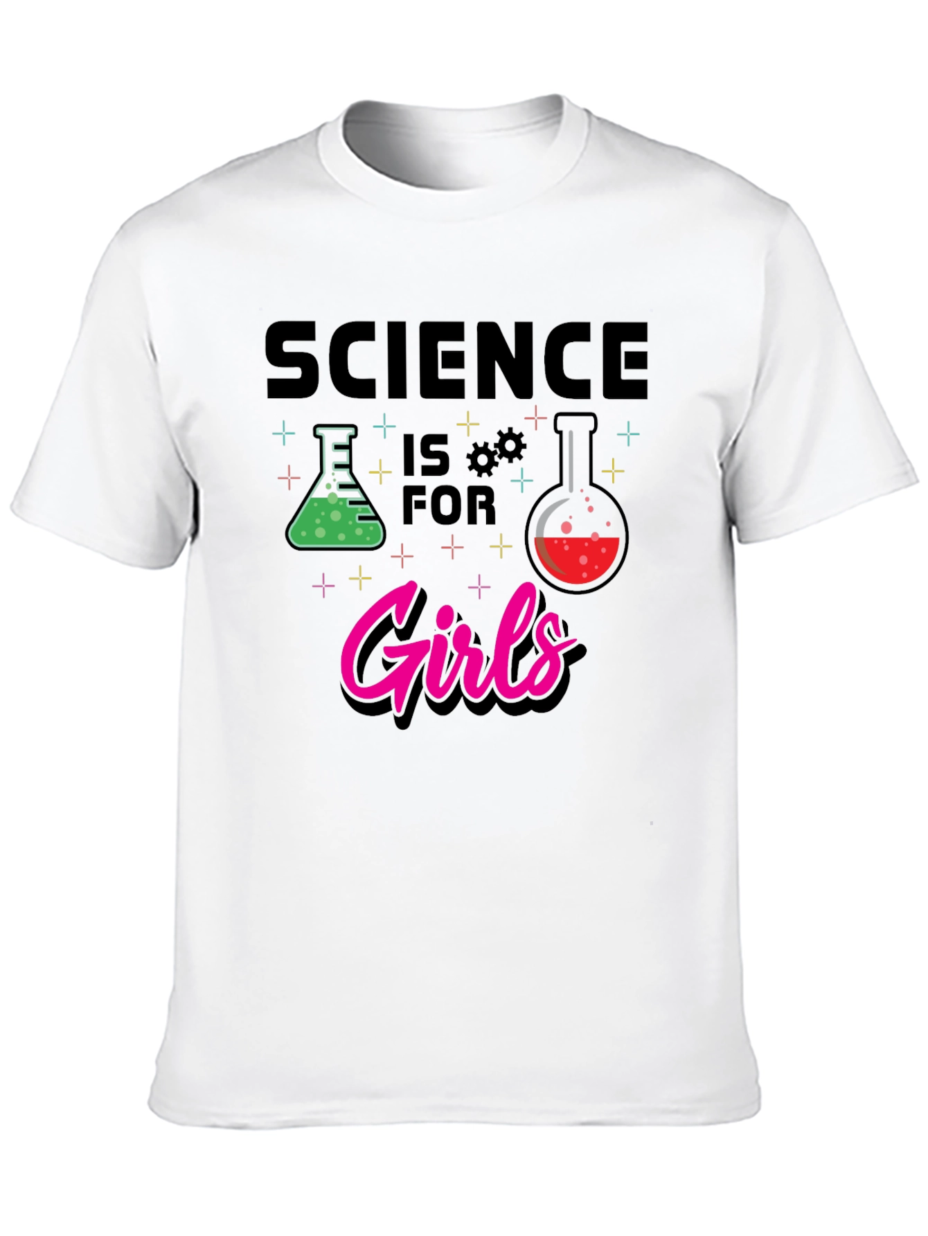 Black Science is for Girls T-Shirt view 10