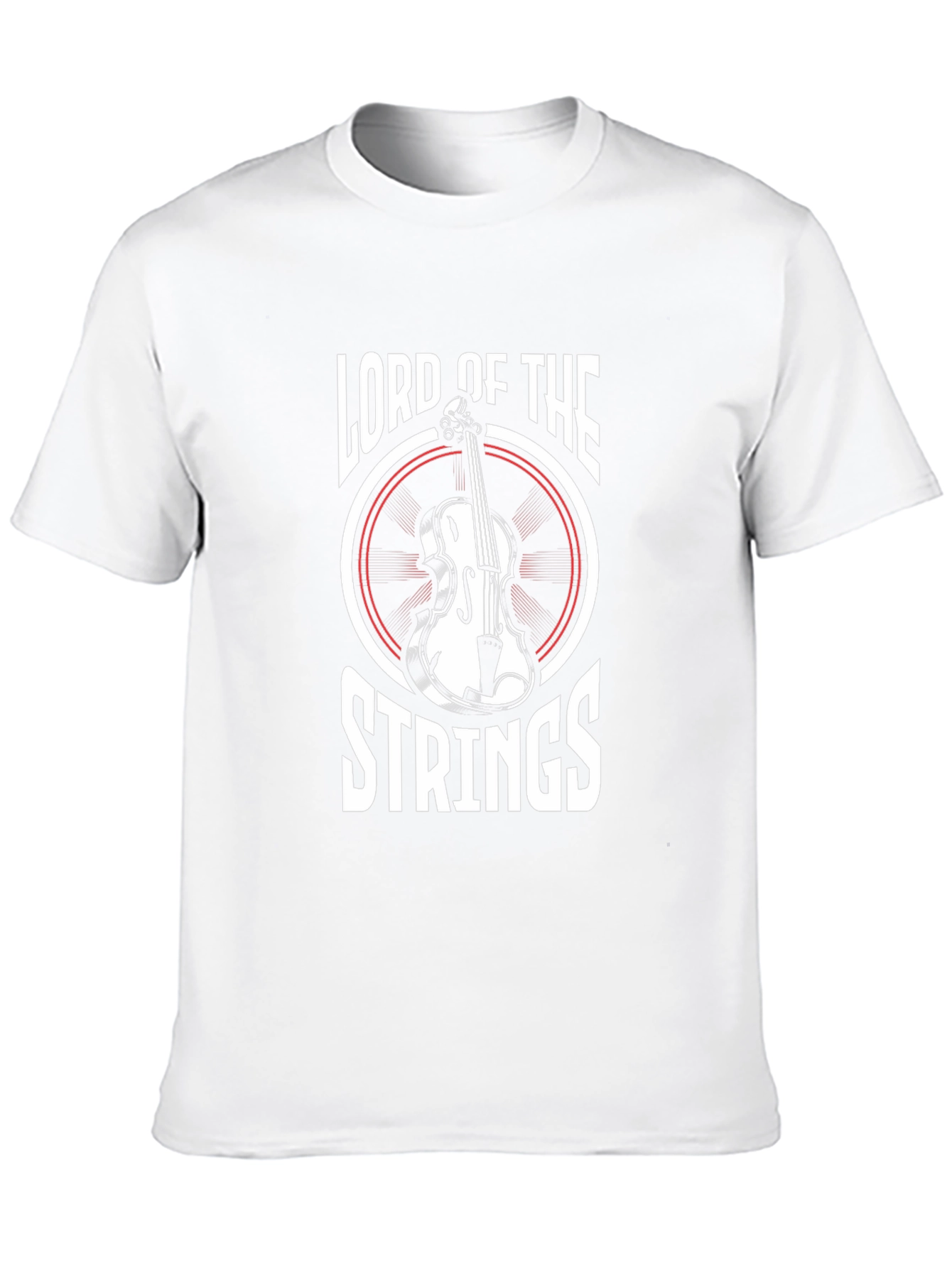 Black Lord of the Strings Graphic T-Shirt - Musician Tee view 10