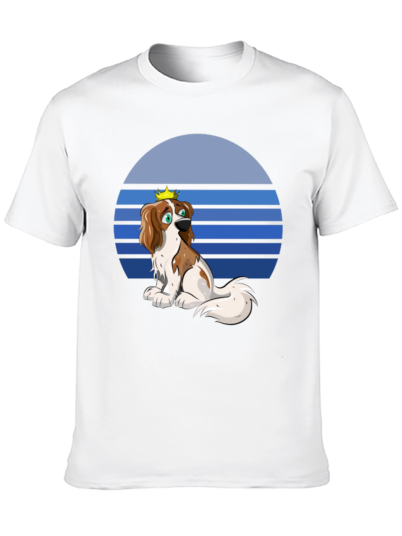 Black Dog King Graphic Tee - Fun Novelty Design view 10