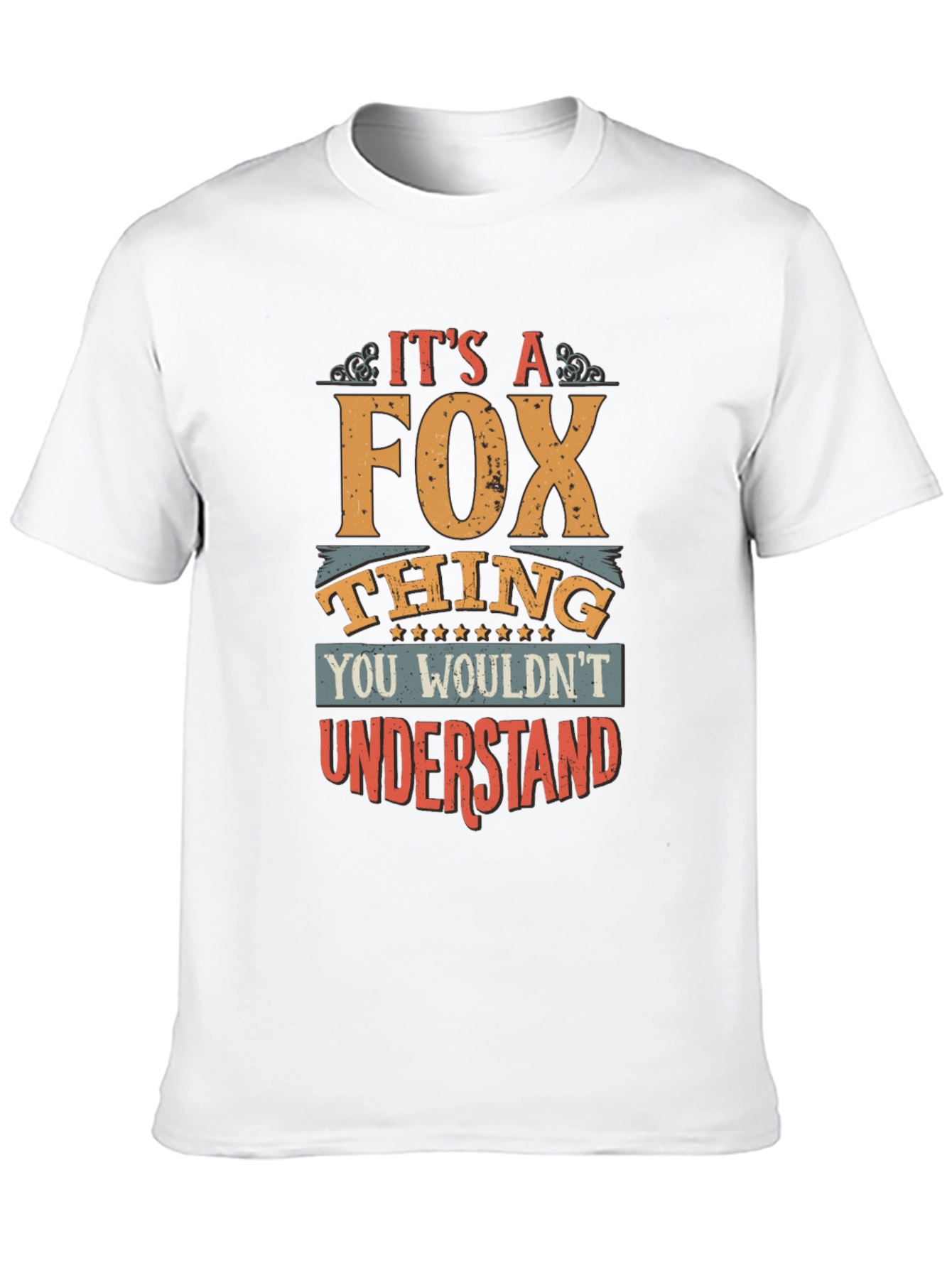 Black It's a Fox Thing T-Shirt view 10