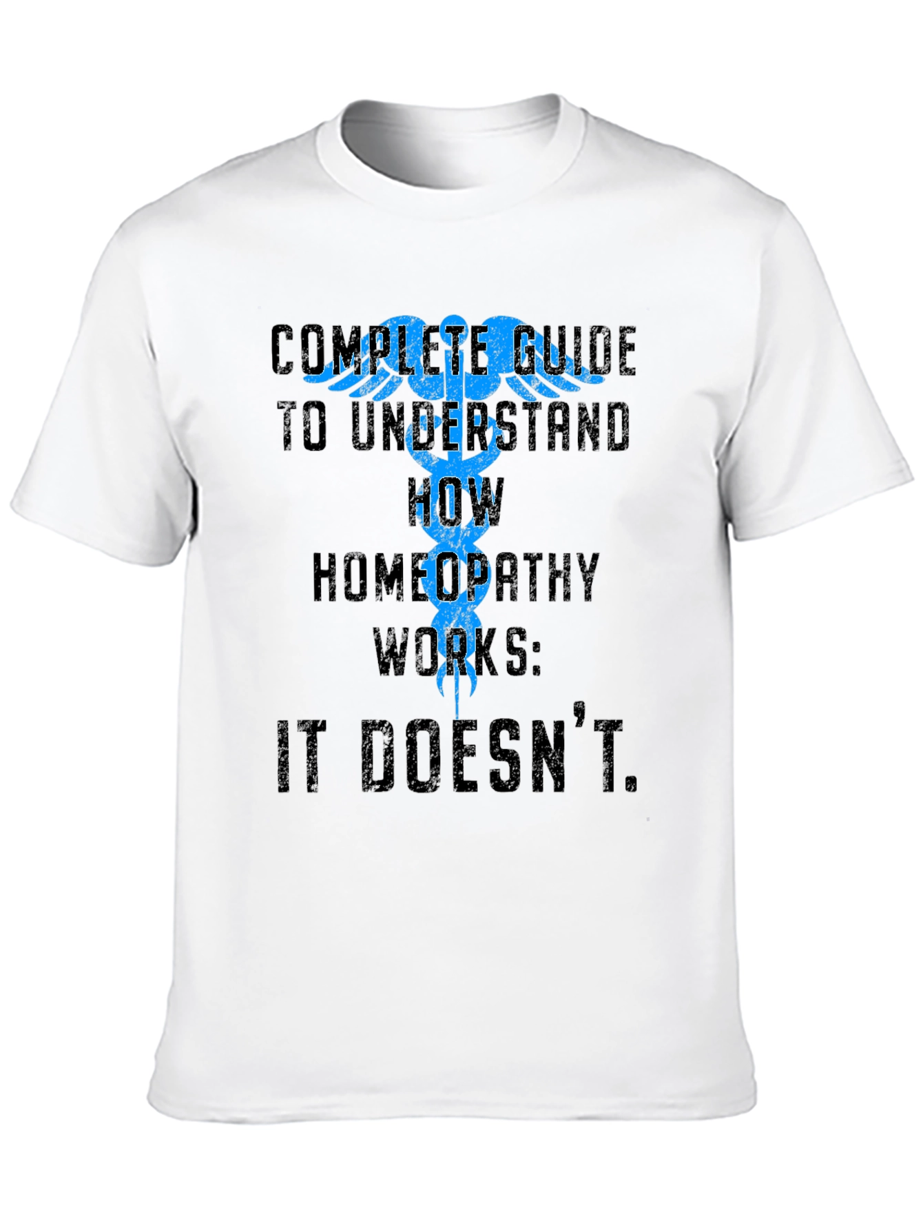 Black Funny Homeopathy T-Shirt - Complete Guide view 10
