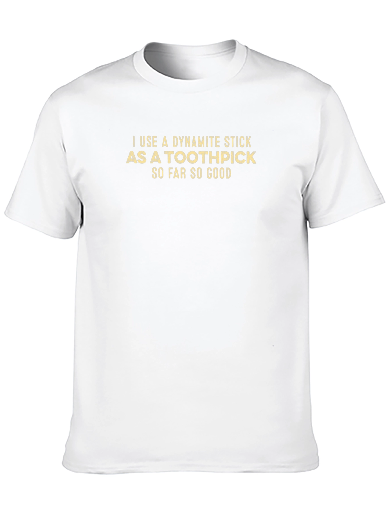 Black Dynamite Stick Toothpick Funny T-Shirt view 10