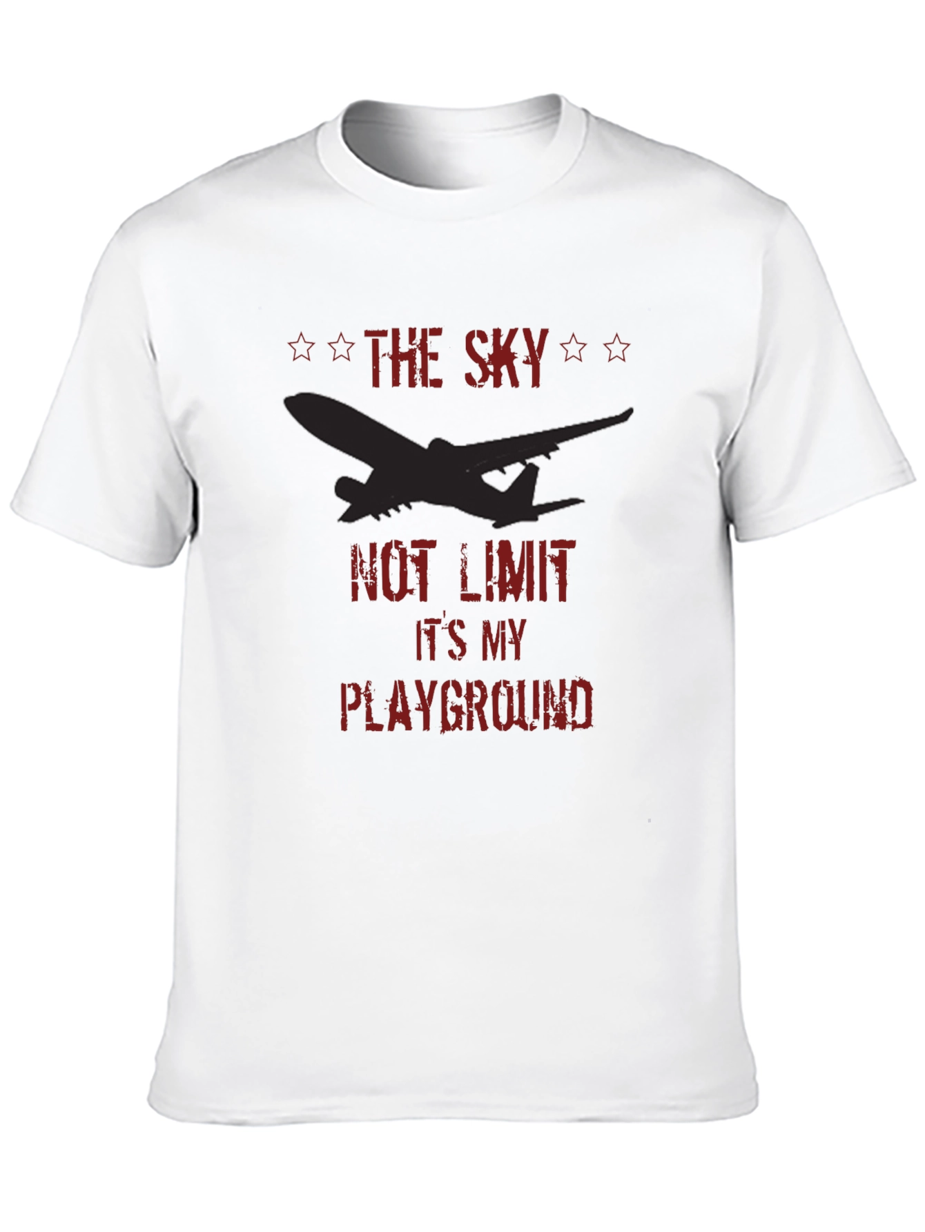 Black The Sky Is My Playground Black T-Shirt view 10