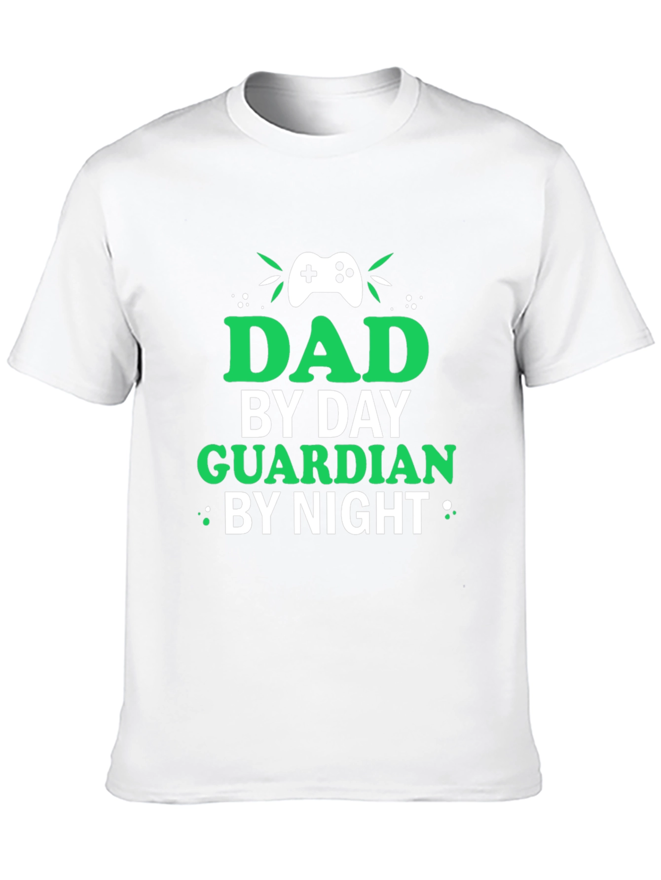 Black Dad By Day Guardian By Night Black T-Shirt view 10