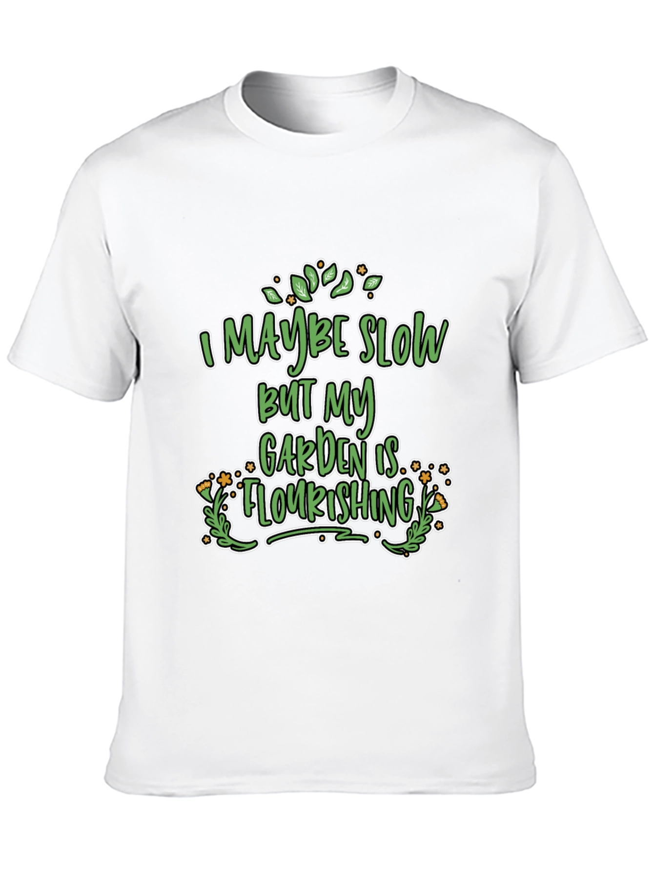 Black Funny Gardener T-Shirt - Garden is Flourishing view 10