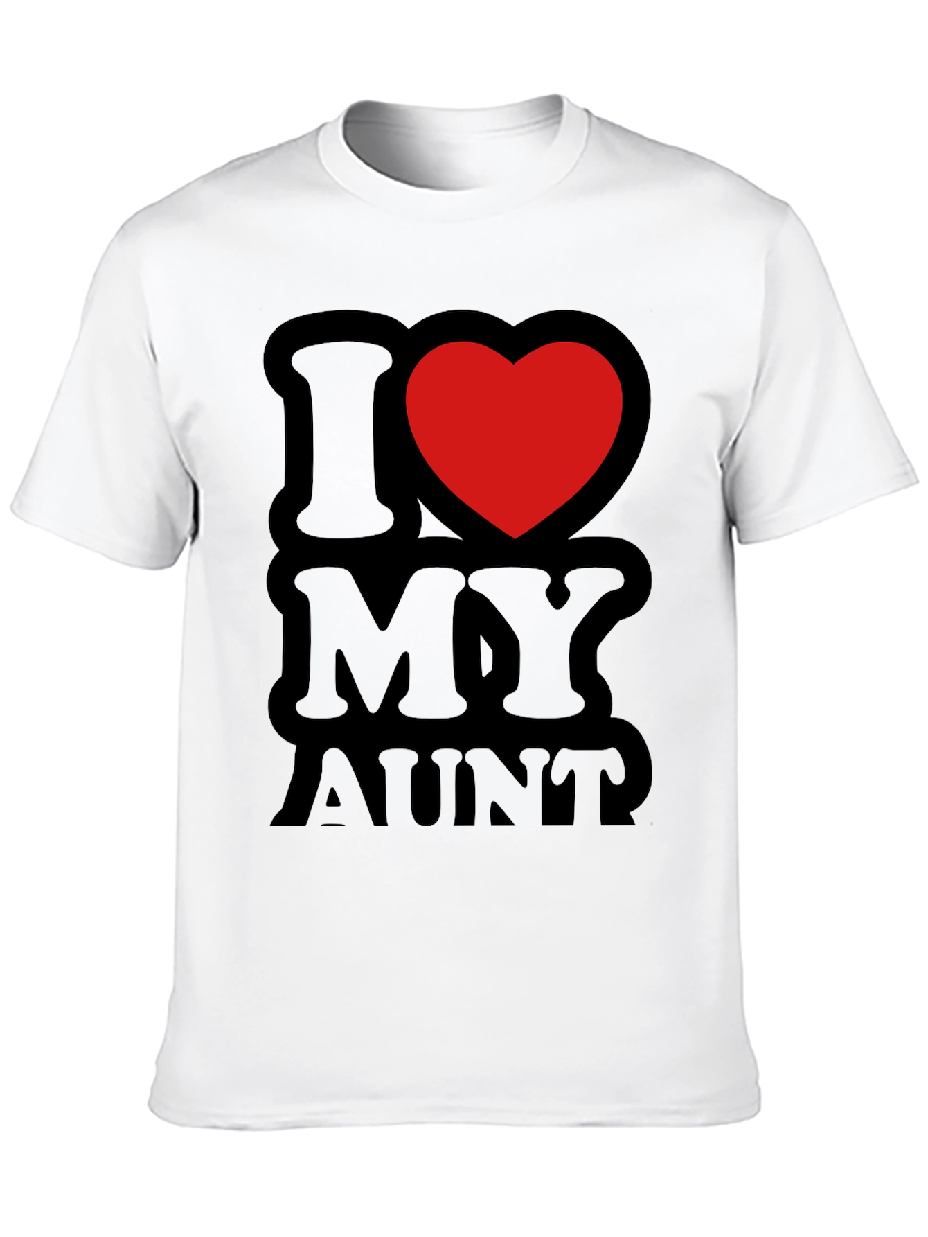 Black I Heart My Aunt T-Shirt - Black view 10