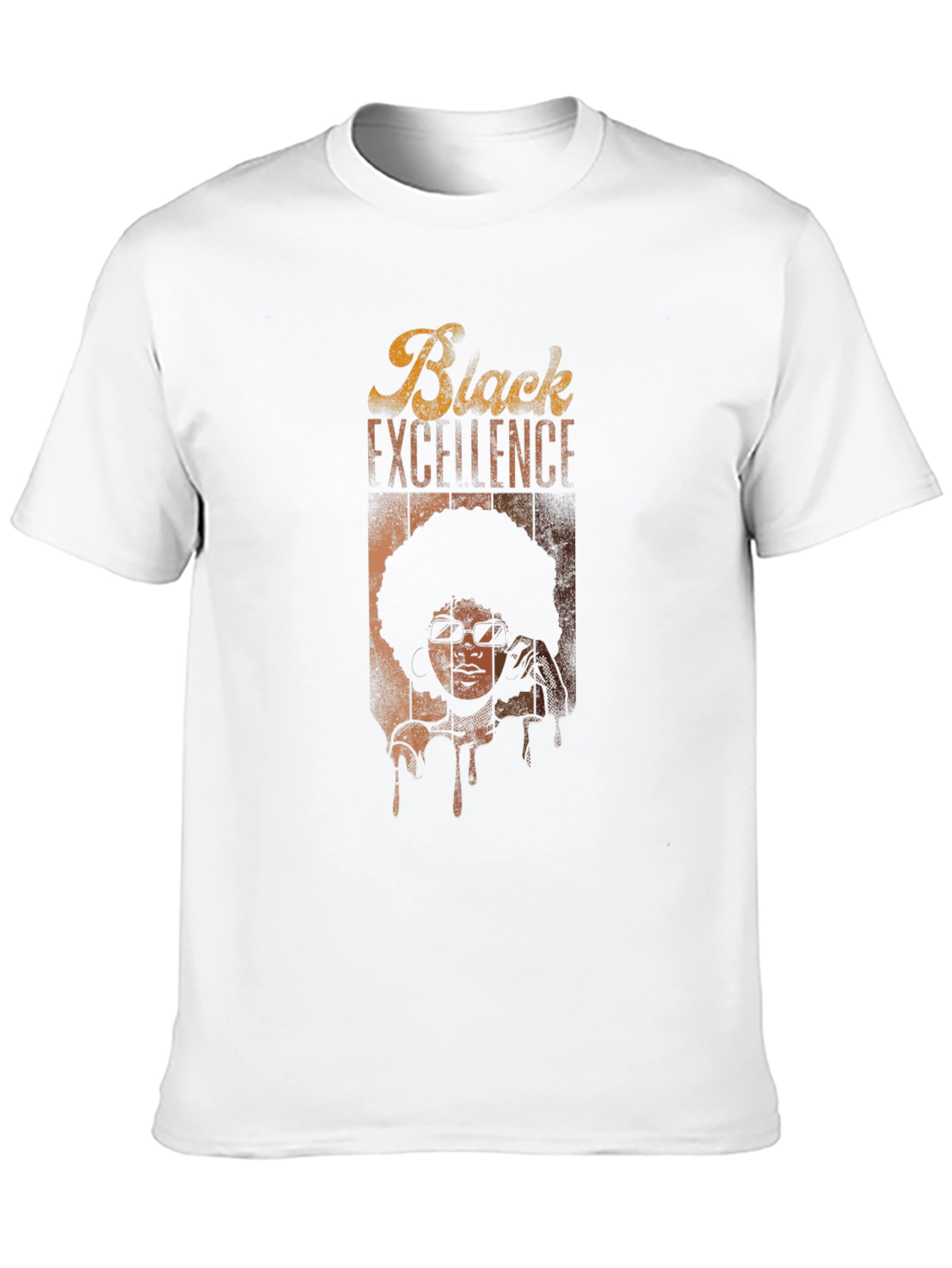 Black Black Excellence Graphic T-Shirt view 10