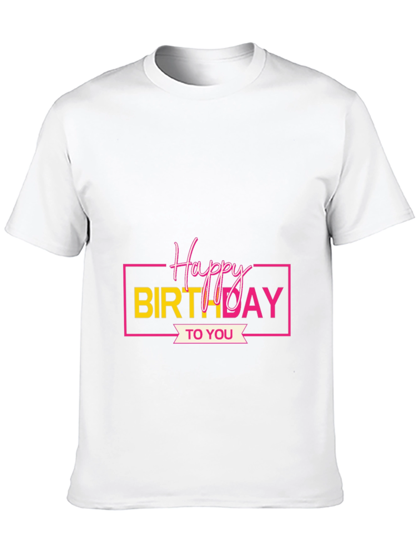 Black Happy Birthday Graphic Tee - Black view 10