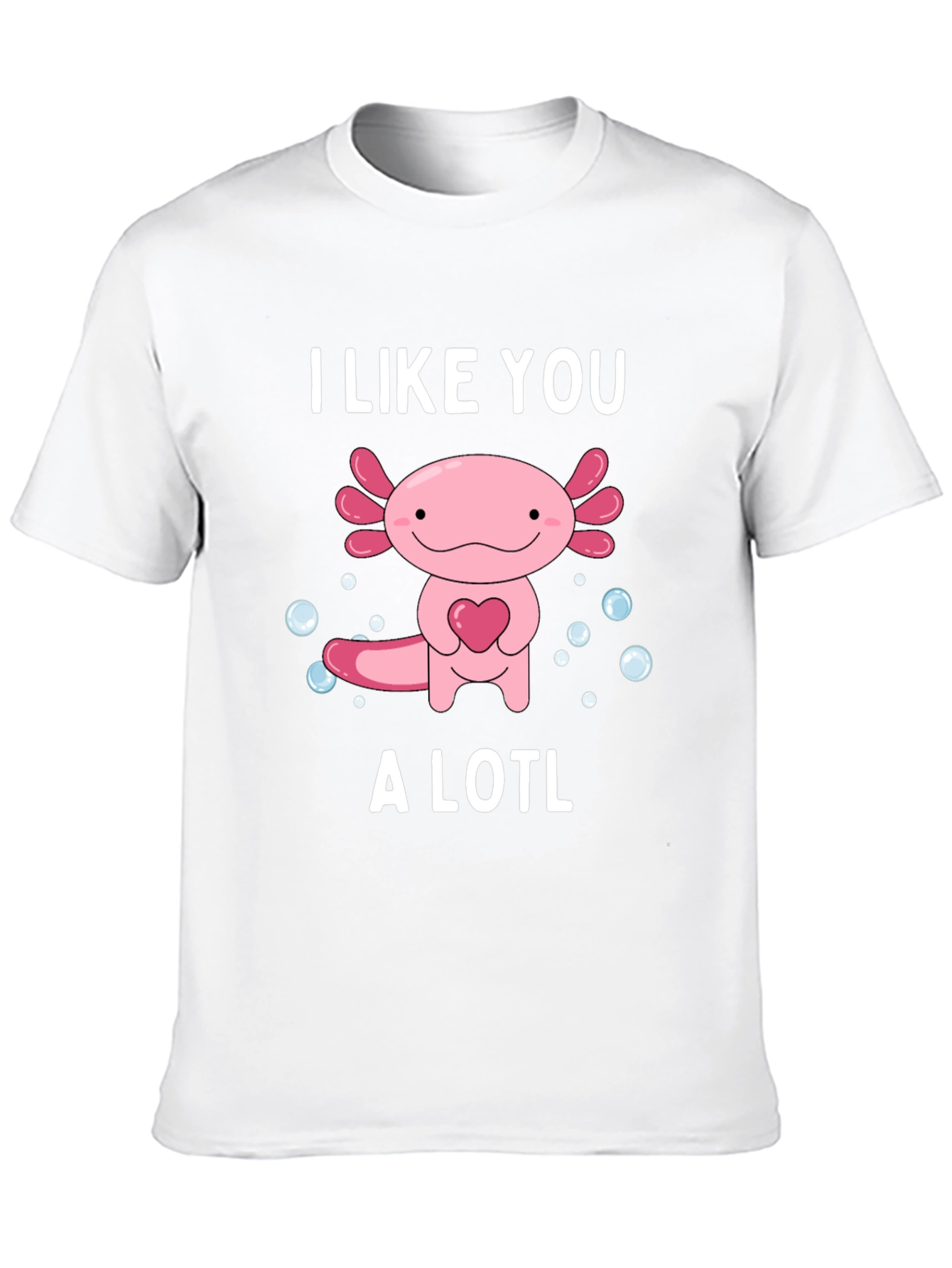 Black I Like You A Lotl Black T-Shirt view 10