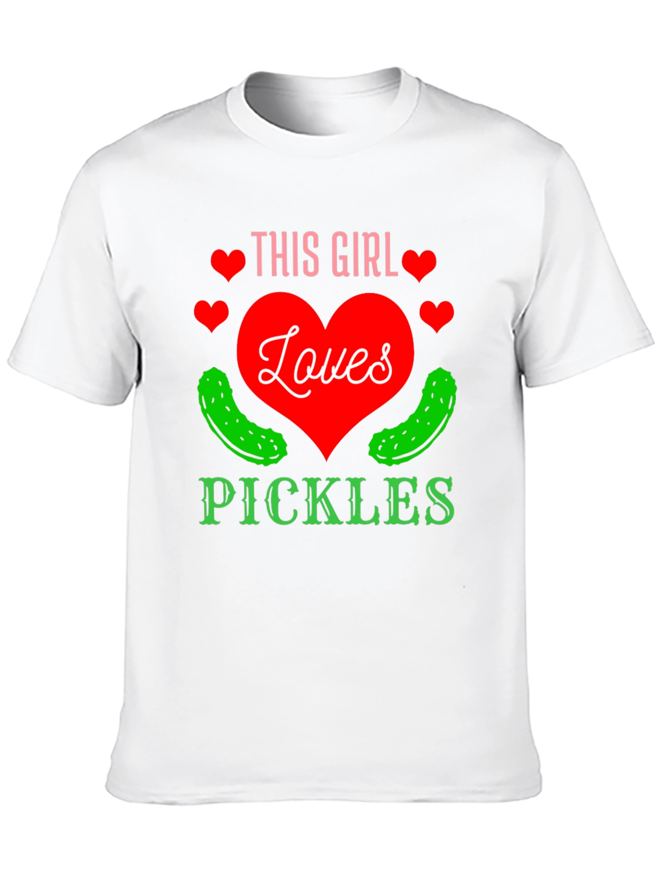 Black This Girl Loves Pickles T-Shirt view 10