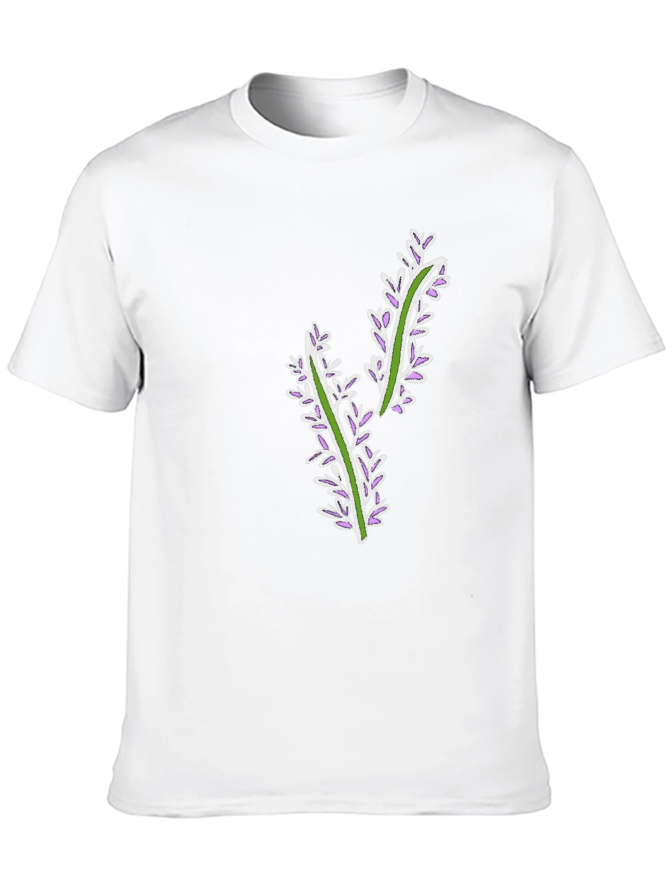 Black Floral Accent Black Tee view 10