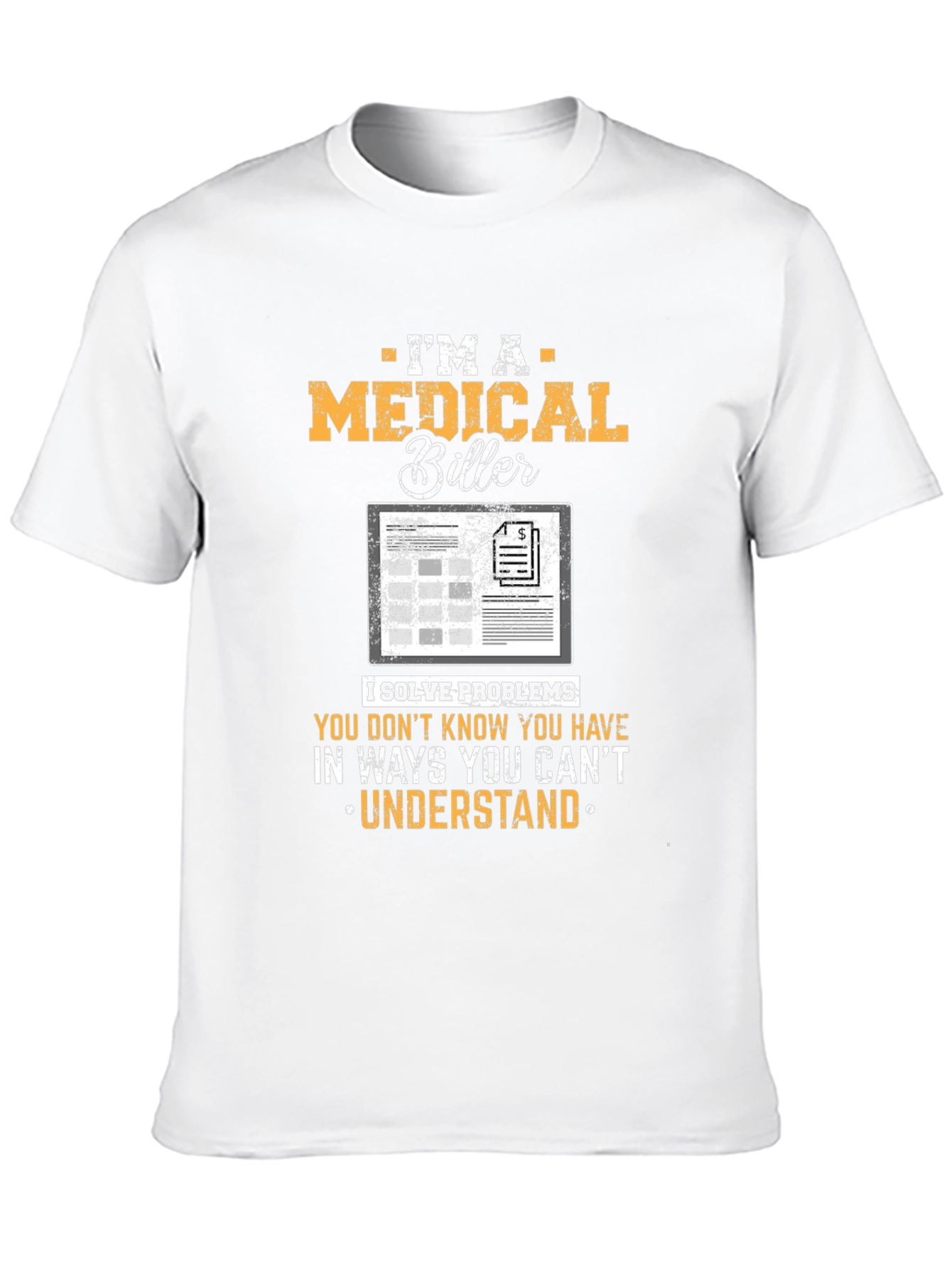 Black Medical Biller Graphic T-Shirt view 10