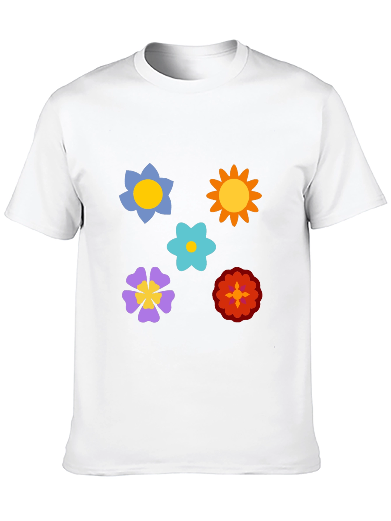 Black Floral Graphic Print T-Shirt view 10