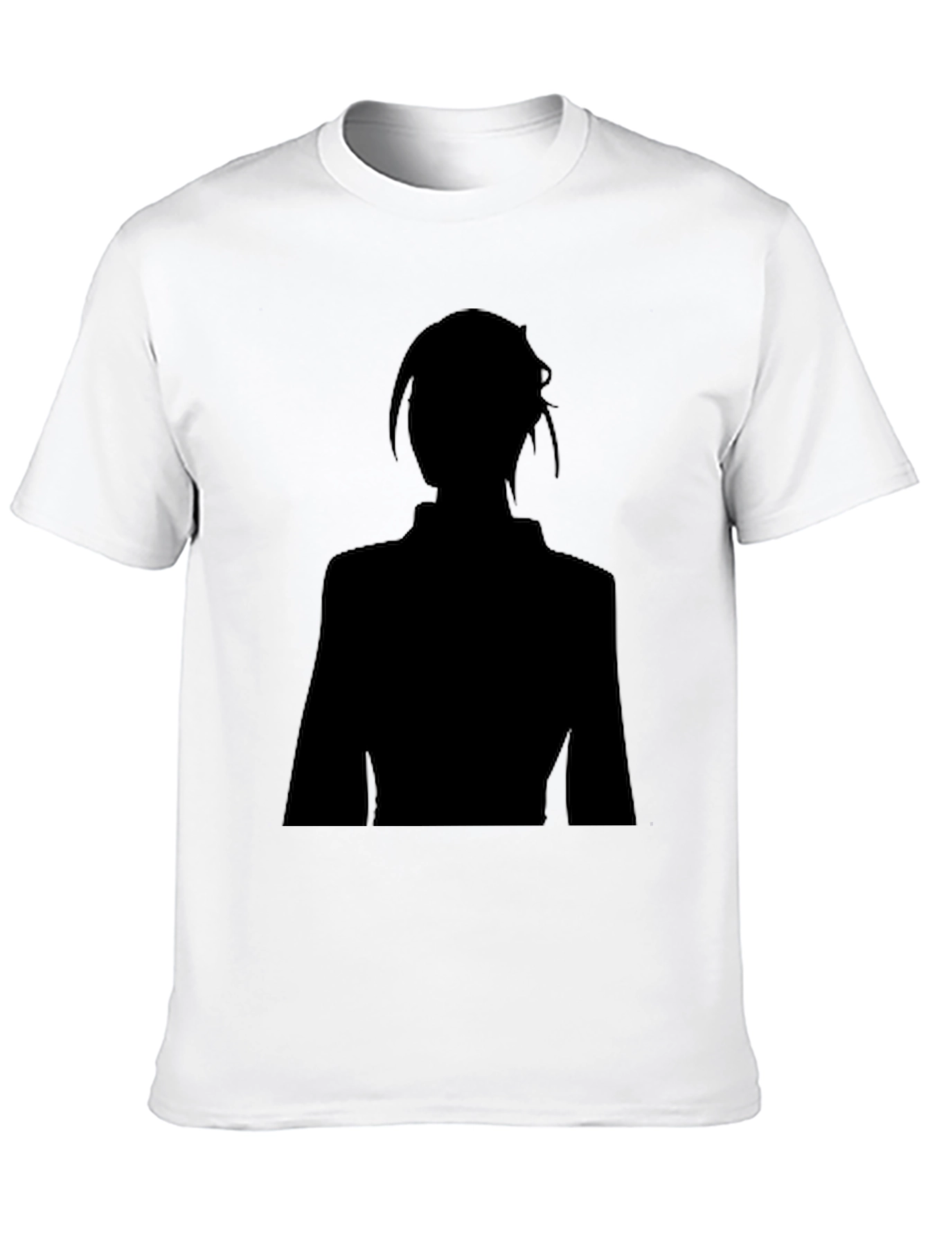 Black Silhouette Graphic Black T-Shirt view 10