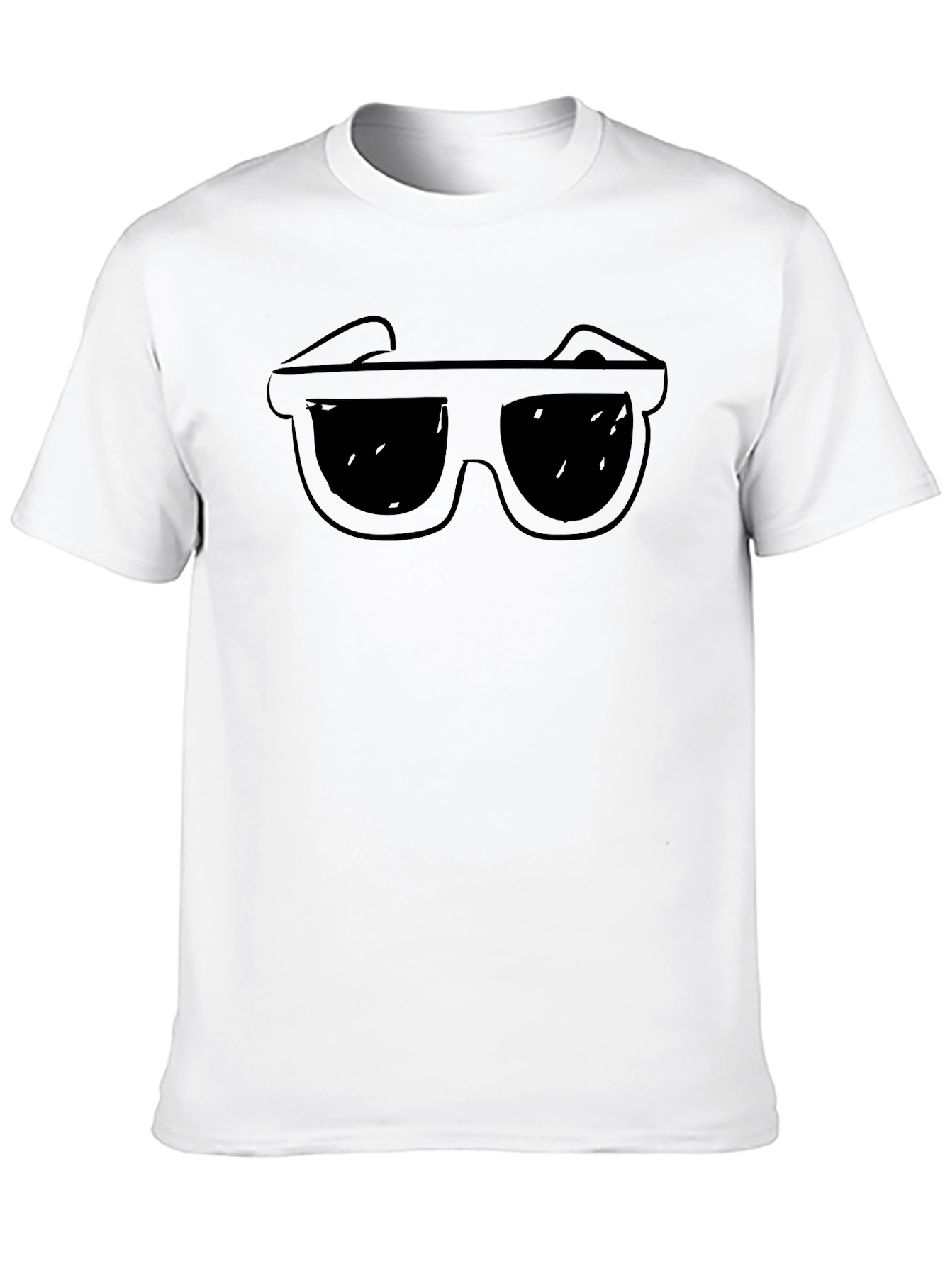 Black Cool Shades Graphic T-Shirt - Classic Black view 10