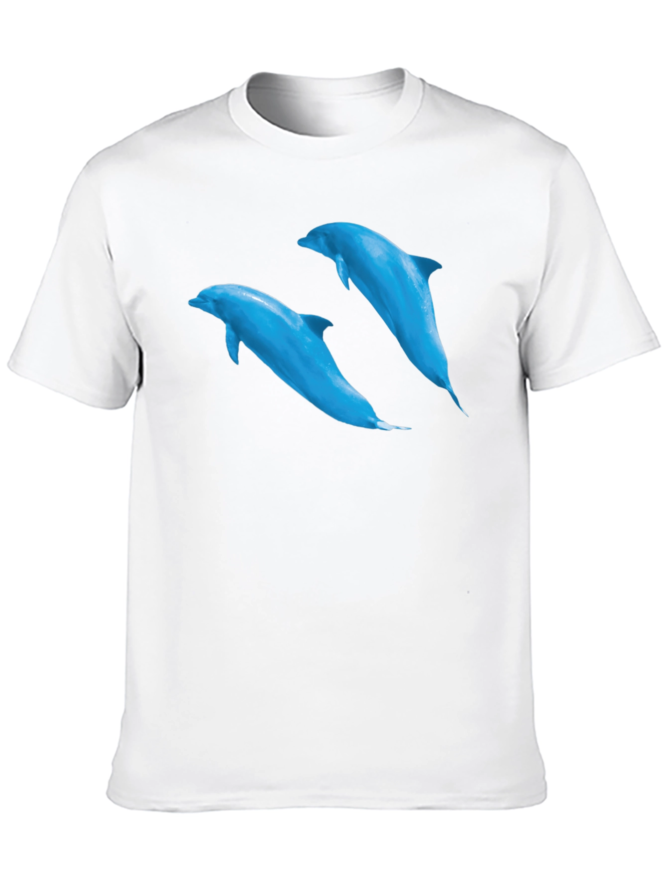 Black Dolphin Graphic Tee - Black Short Sleeve T-Shirt view 10