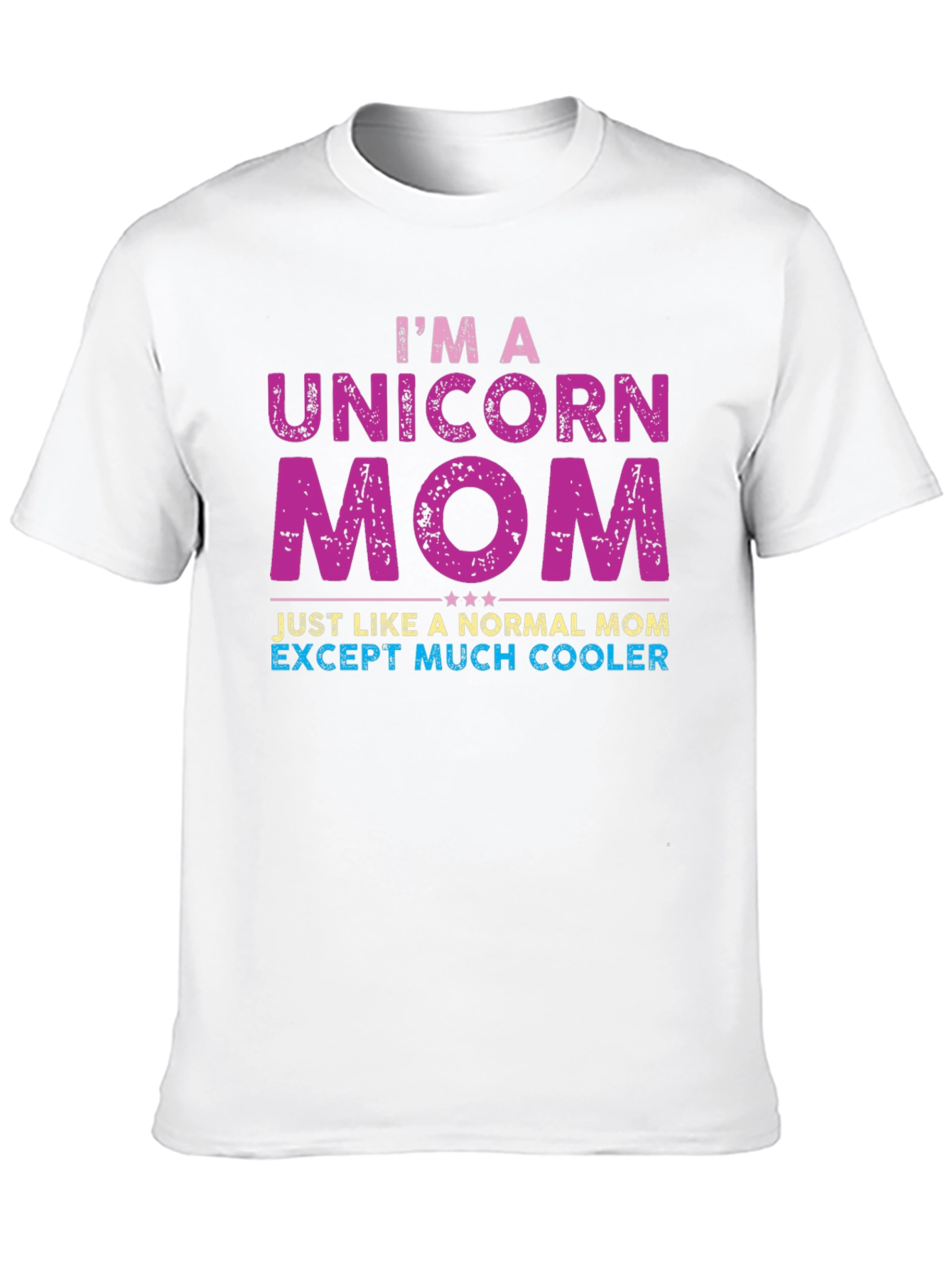 Black Unicorn Mom T-Shirt - Much Cooler Than Normal! view 10